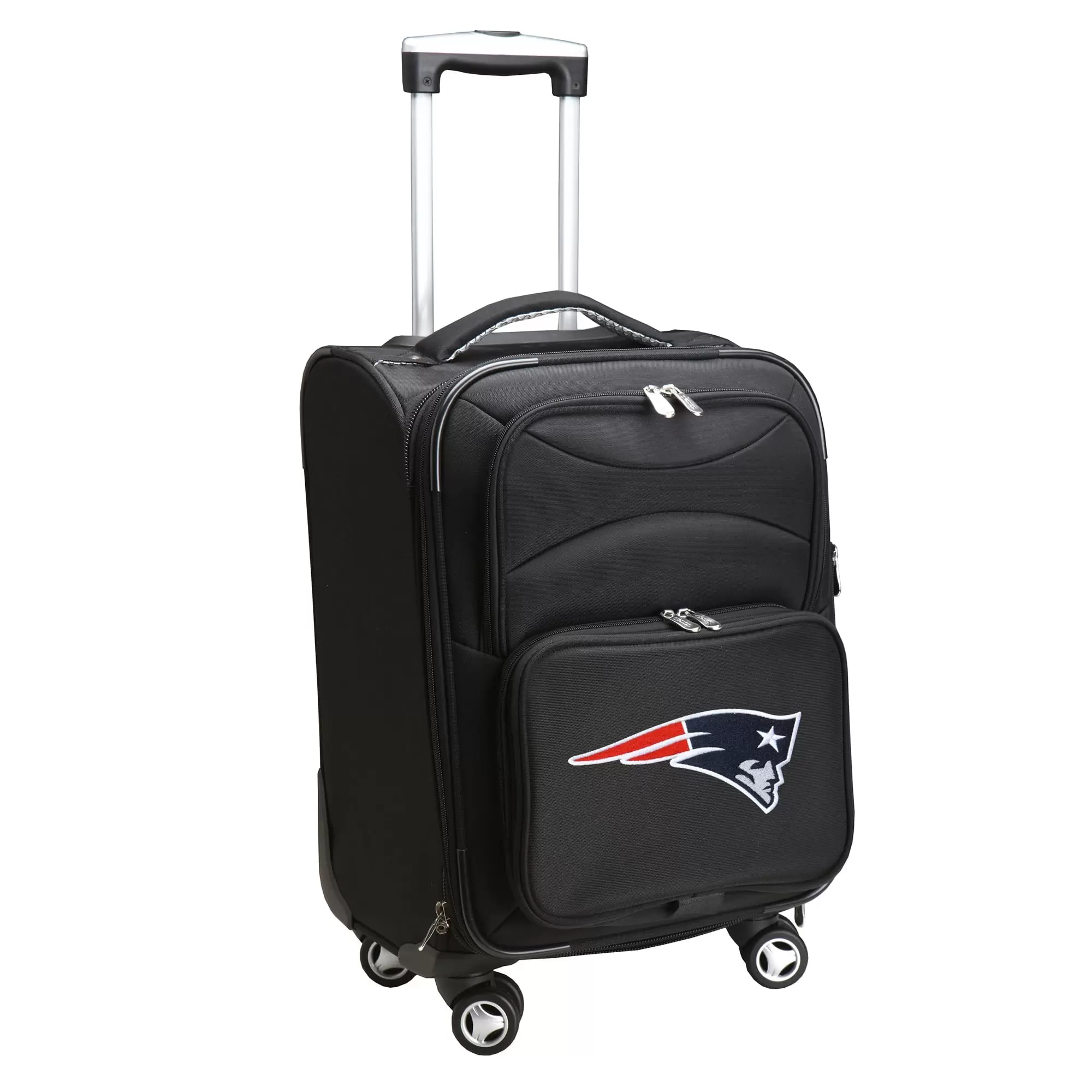 MOJO Black New England Patriots 21 Softside Spinner Carry-On