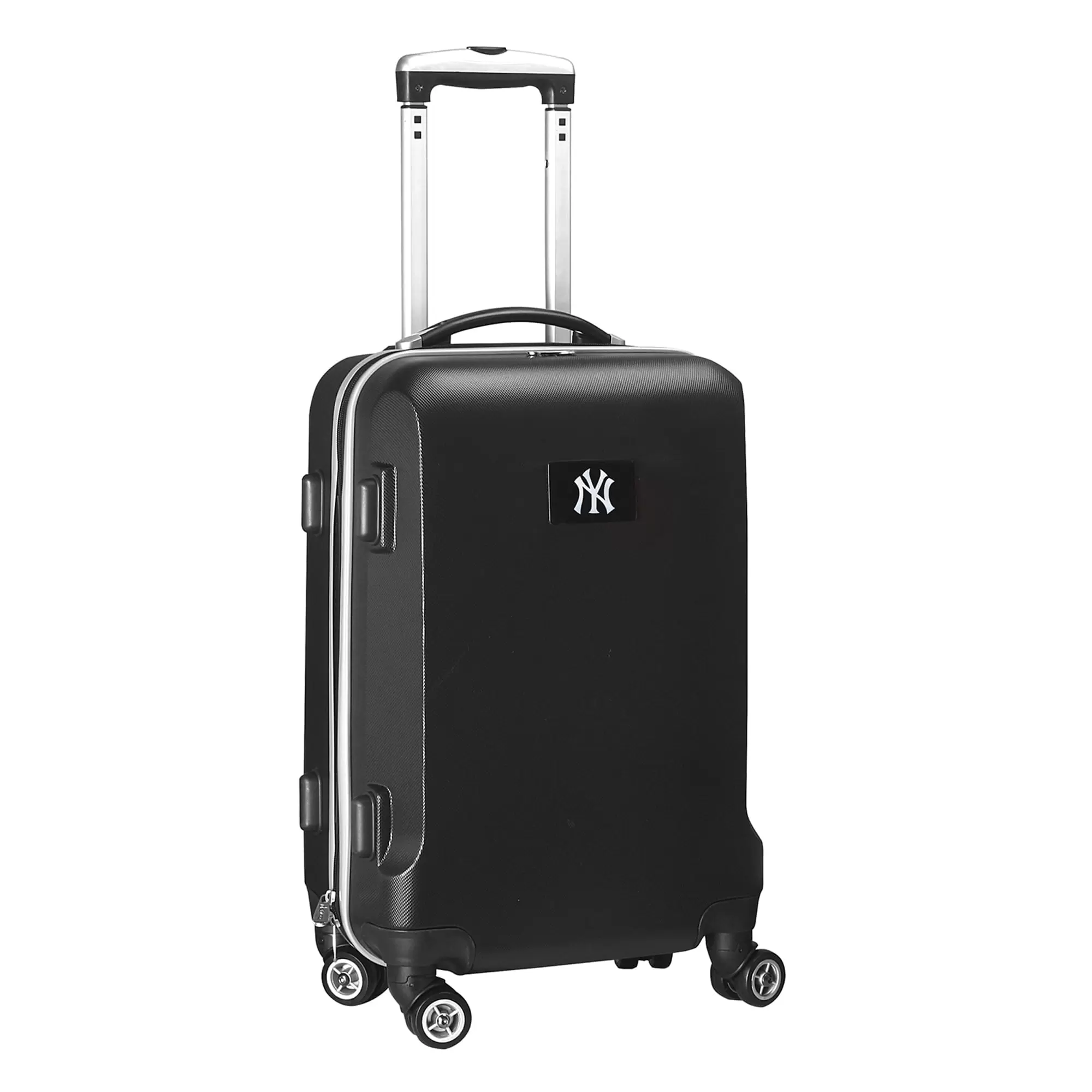 MOJO Black New York Yankees 21 Hard Case 2-Tone Spinner Carry-On Luggage