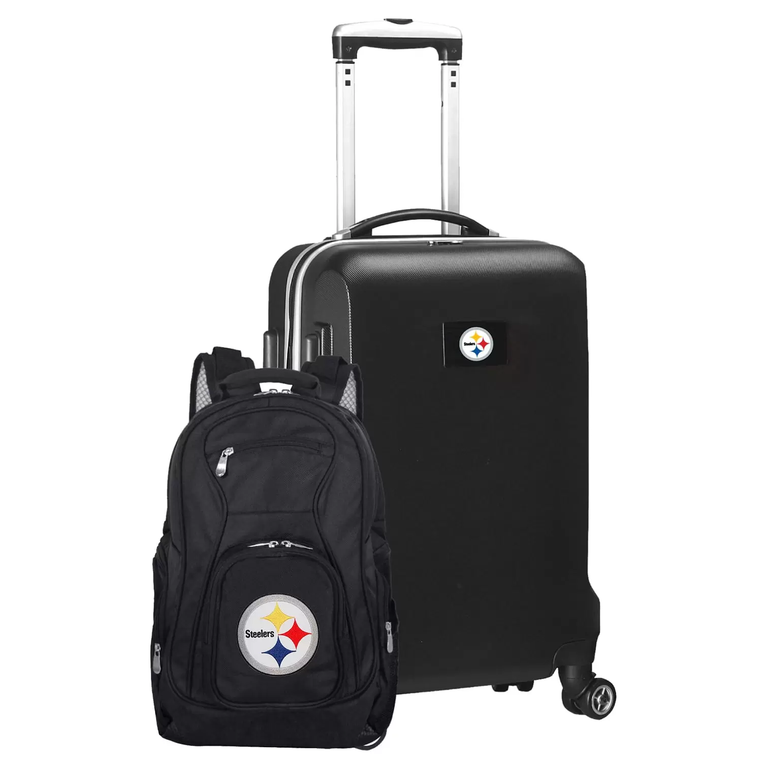 MOJO Black Pittsburgh Steelers 2-Piece Backpack & Carry-On Set