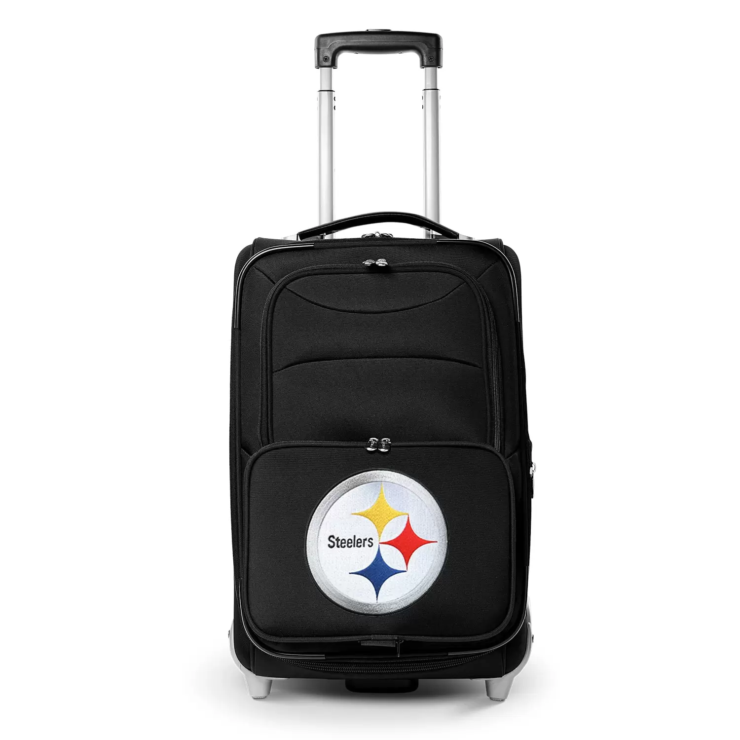 MOJO Black Pittsburgh Steelers 21 Softside Rolling Carry-On Suitcase