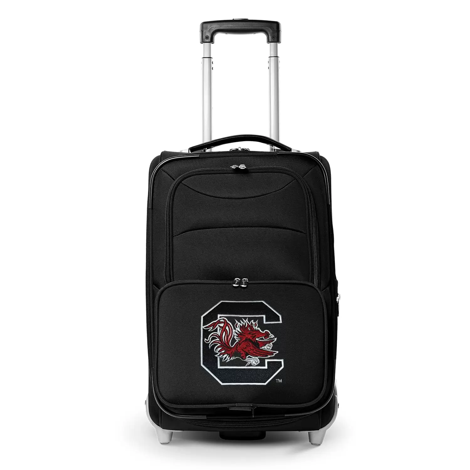 MOJO Black South Carolina Gamecocks 21 Softside Rolling Carry-On Suitcase