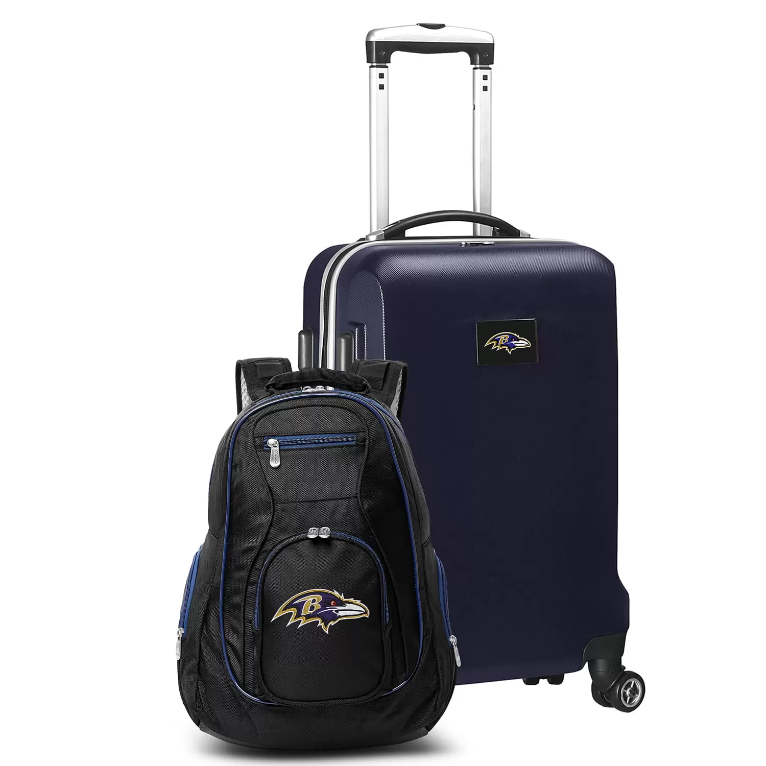 MOJO Navy Baltimore Ravens 2-Piece Backpack & Carry-On Set