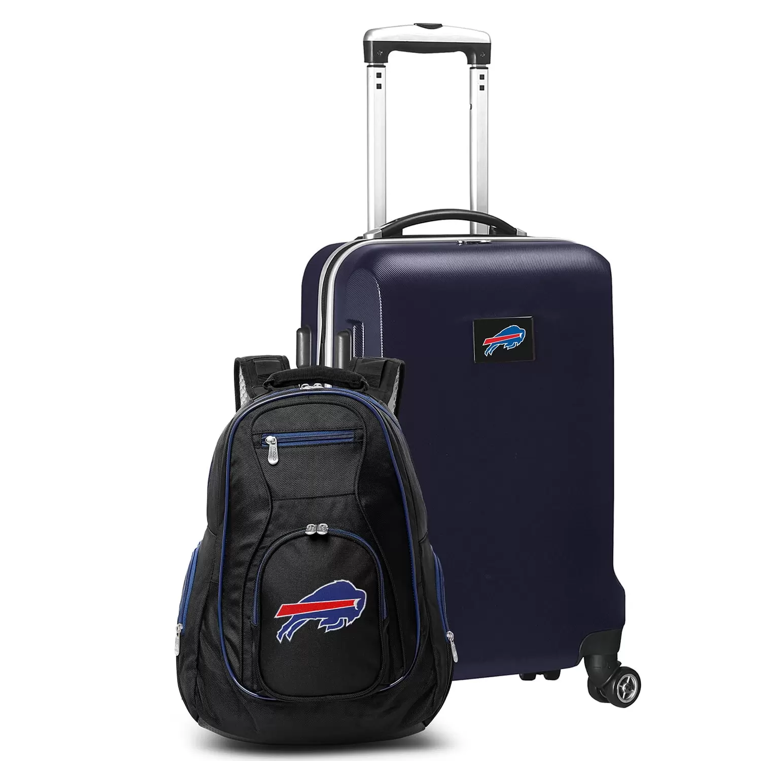 MOJO Navy Buffalo Bills 2-Piece Backpack & Carry-On Set