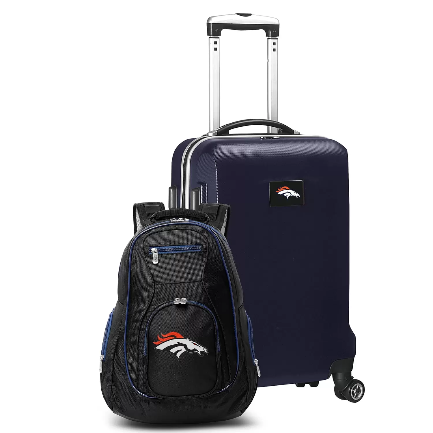 MOJO Navy Denver Broncos 2-Piece Backpack & Carry-On Set