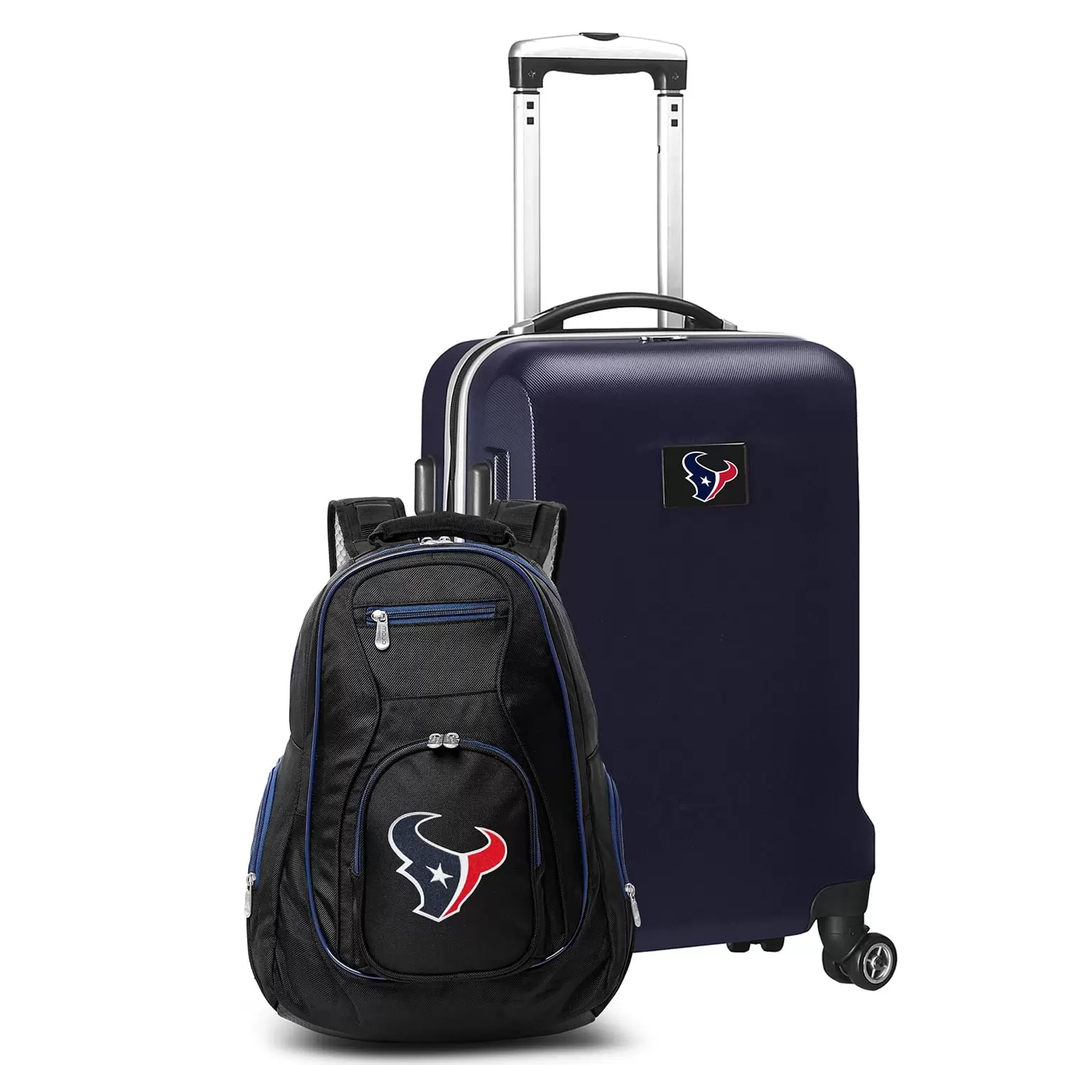 MOJO Navy Houston Texans 2-Piece Backpack & Carry-On Set