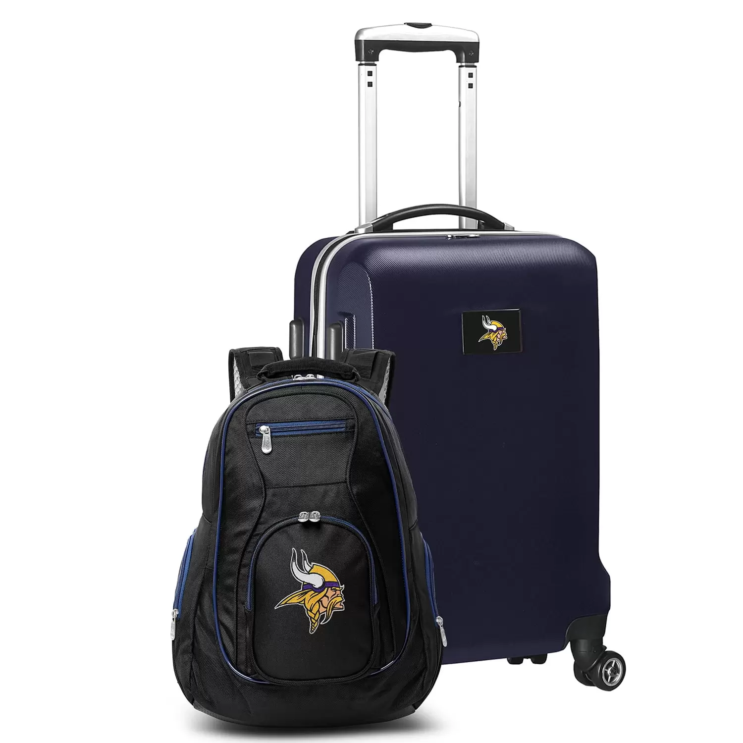 MOJO Navy Minnesota Vikings 2-Piece Backpack & Carry-On Set