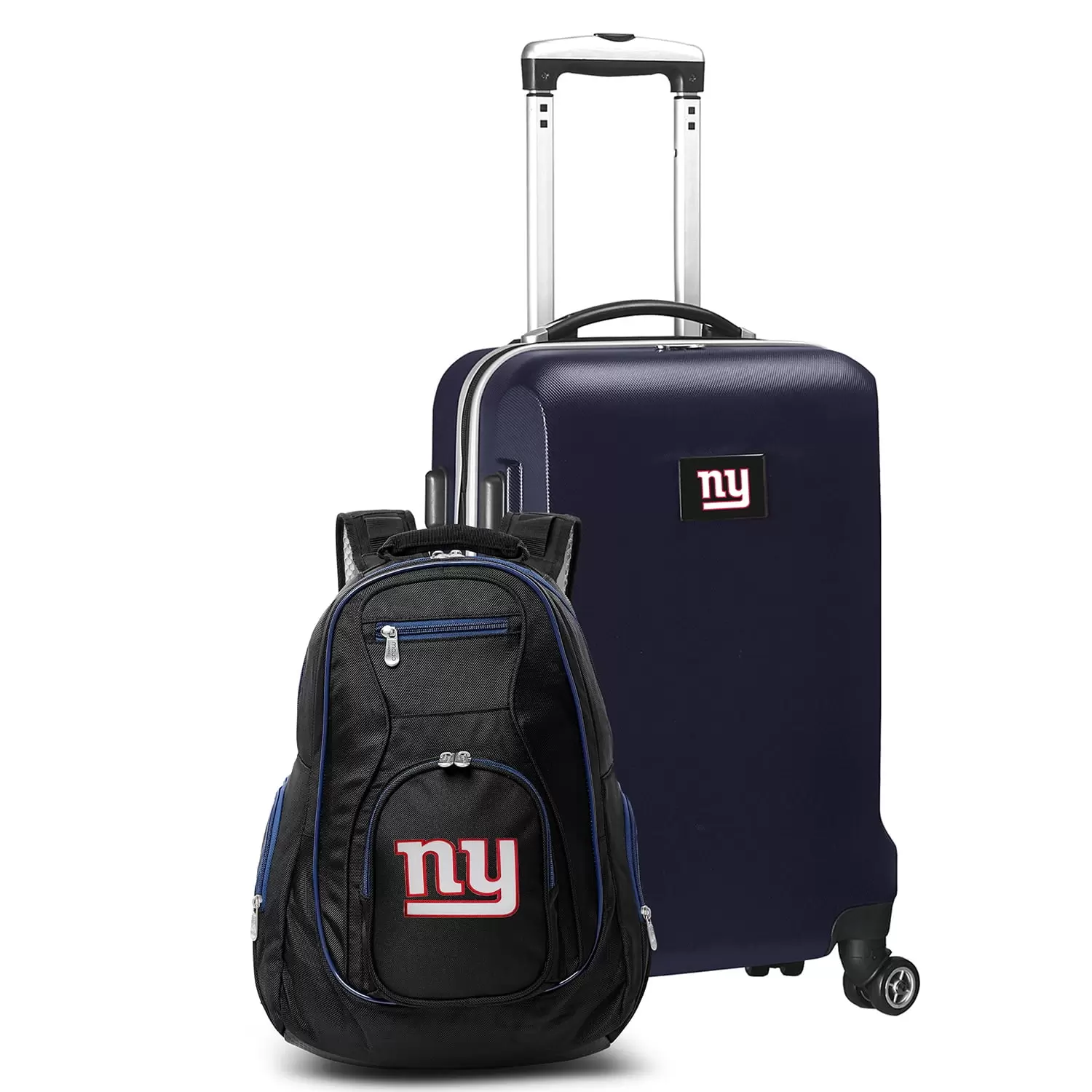 MOJO Navy New York Giants 2-Piece Backpack & Carry-On Set