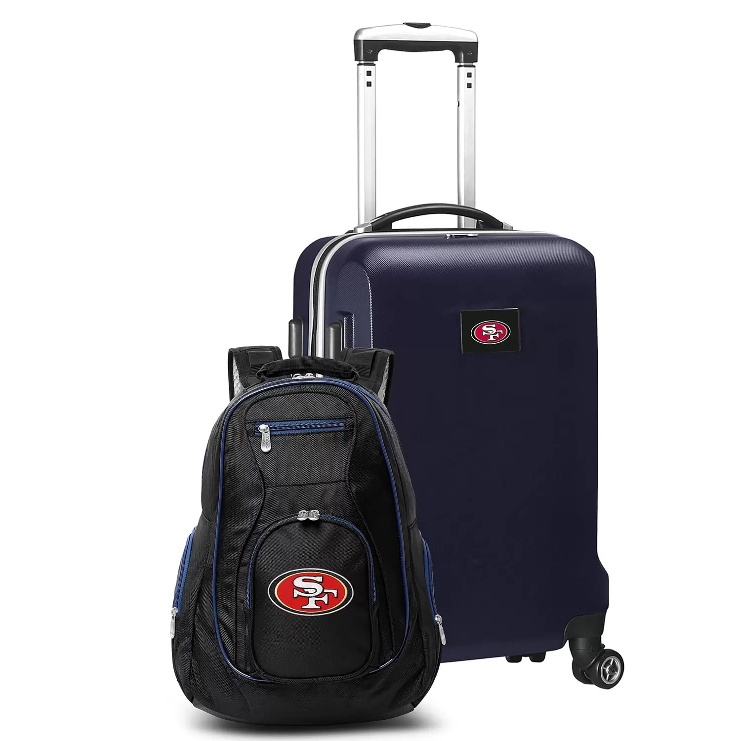 MOJO Navy San Francisco 49ers 2-Piece Backpack & Carry-On Set