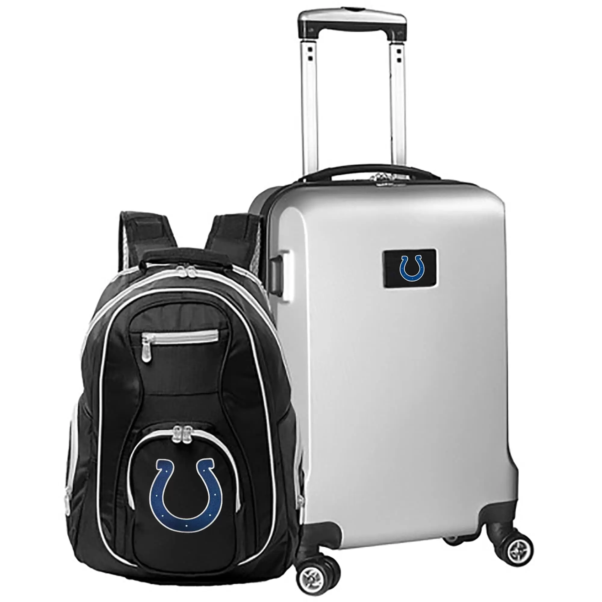 MOJO Silver Indianapolis Colts 2-Piece Backpack & Carry-On Set