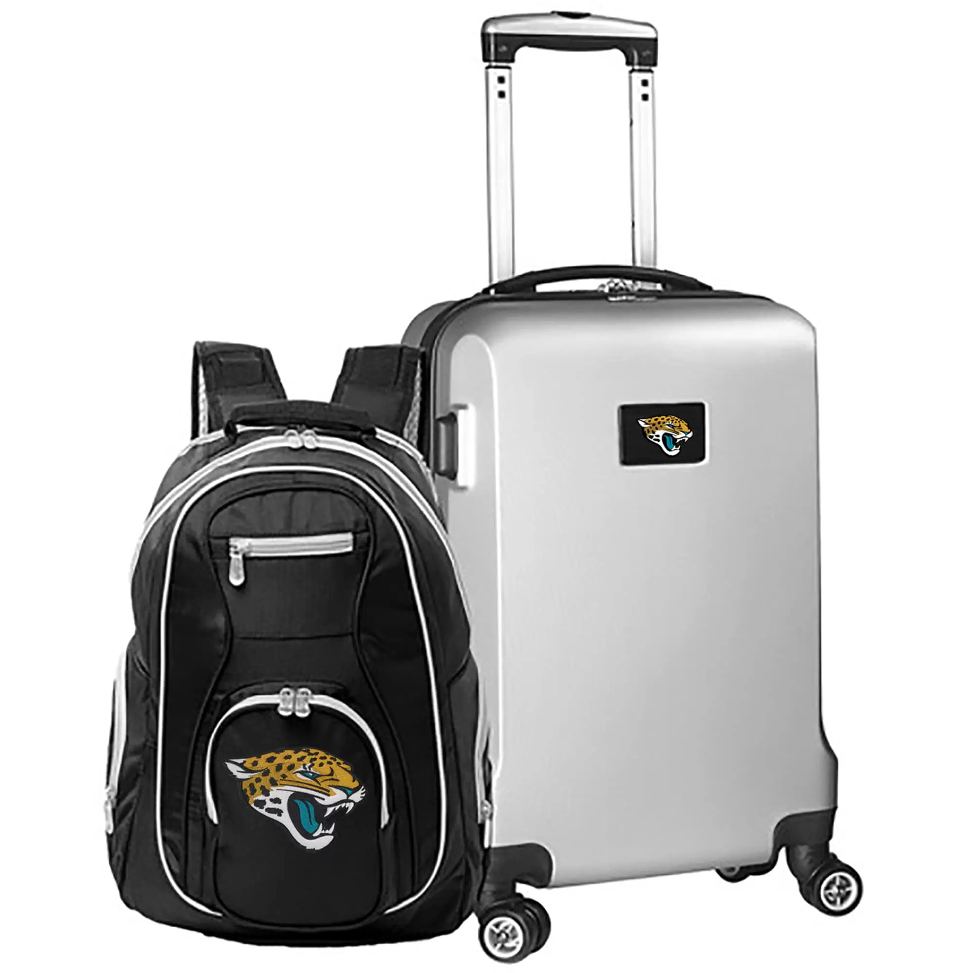 MOJO Silver Jacksonville Jaguars 2-Piece Backpack & Carry-On Set