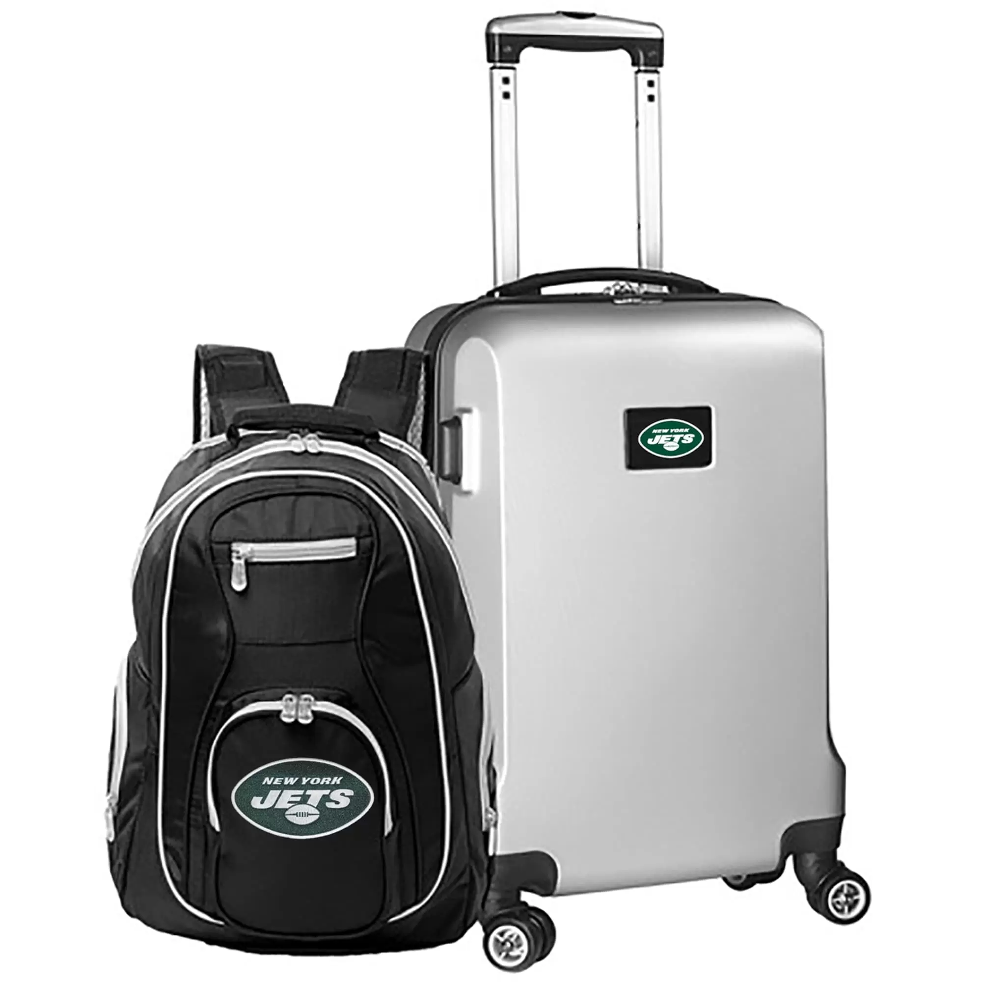 MOJO Silver New York Jets 2-Piece Backpack & Carry-On Set