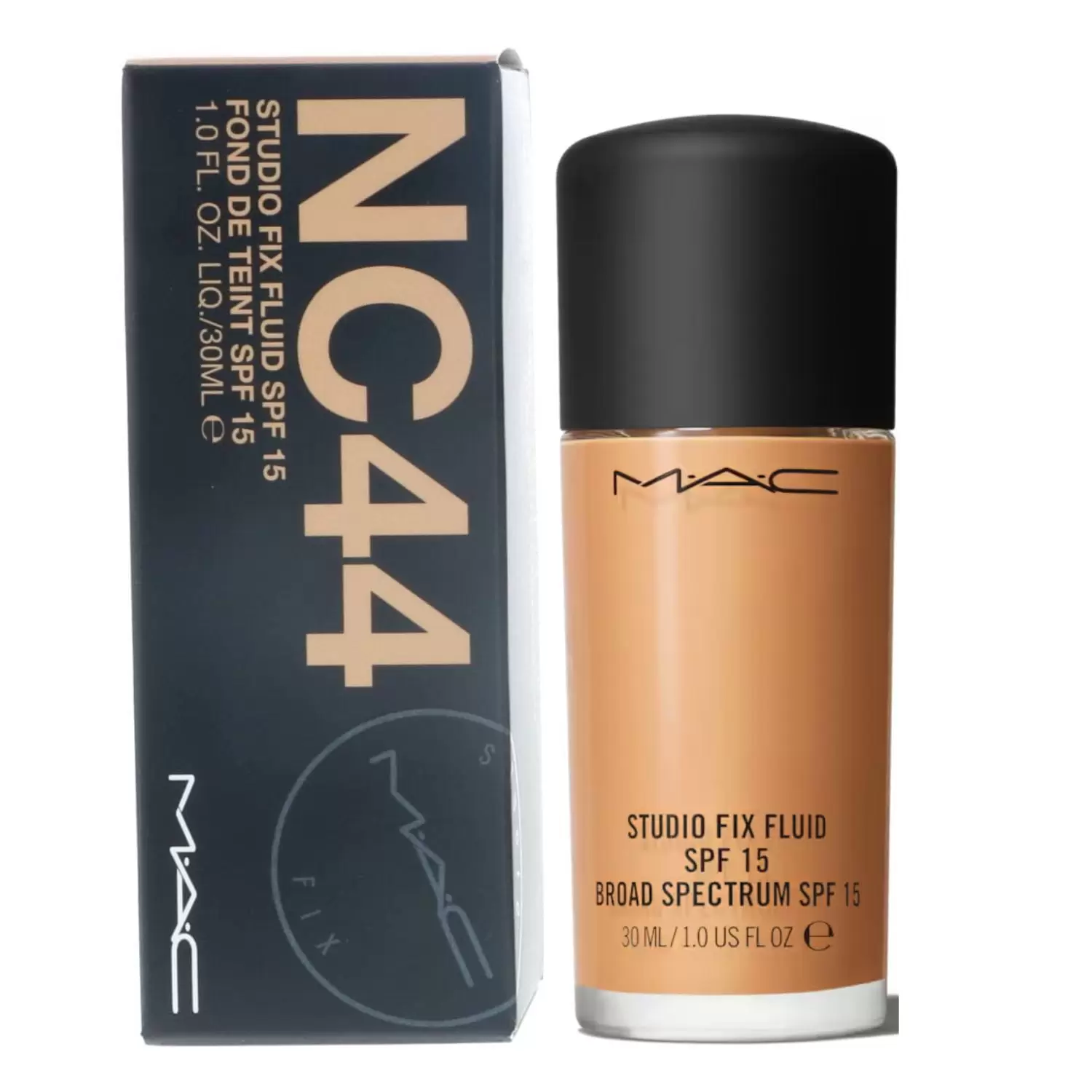 Mac Studio Fix Fluid SPF 15 NC44 Foundation 1 oz