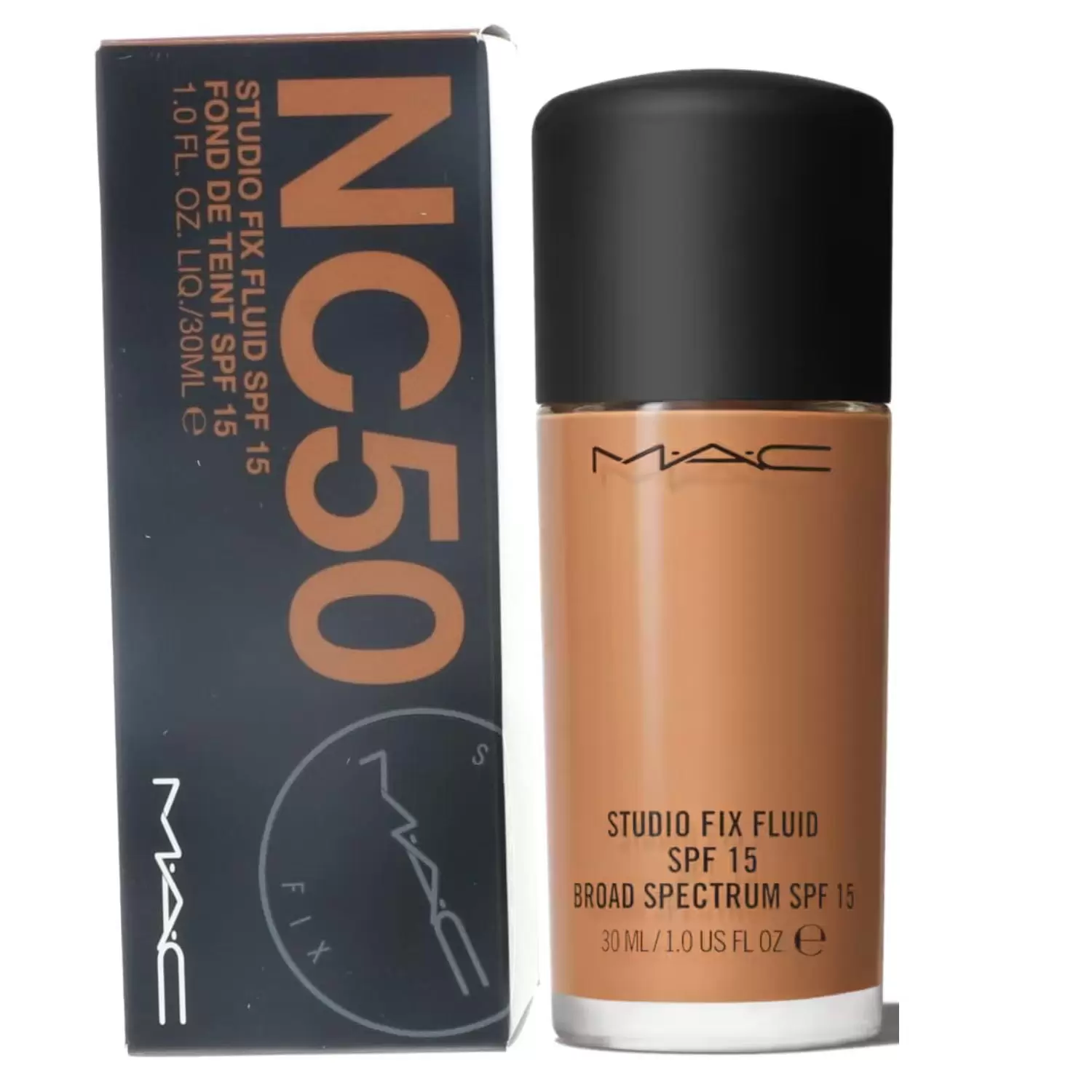 Mac Studio Fix Fluid SPF 15 NC50 Foundation 1 oz