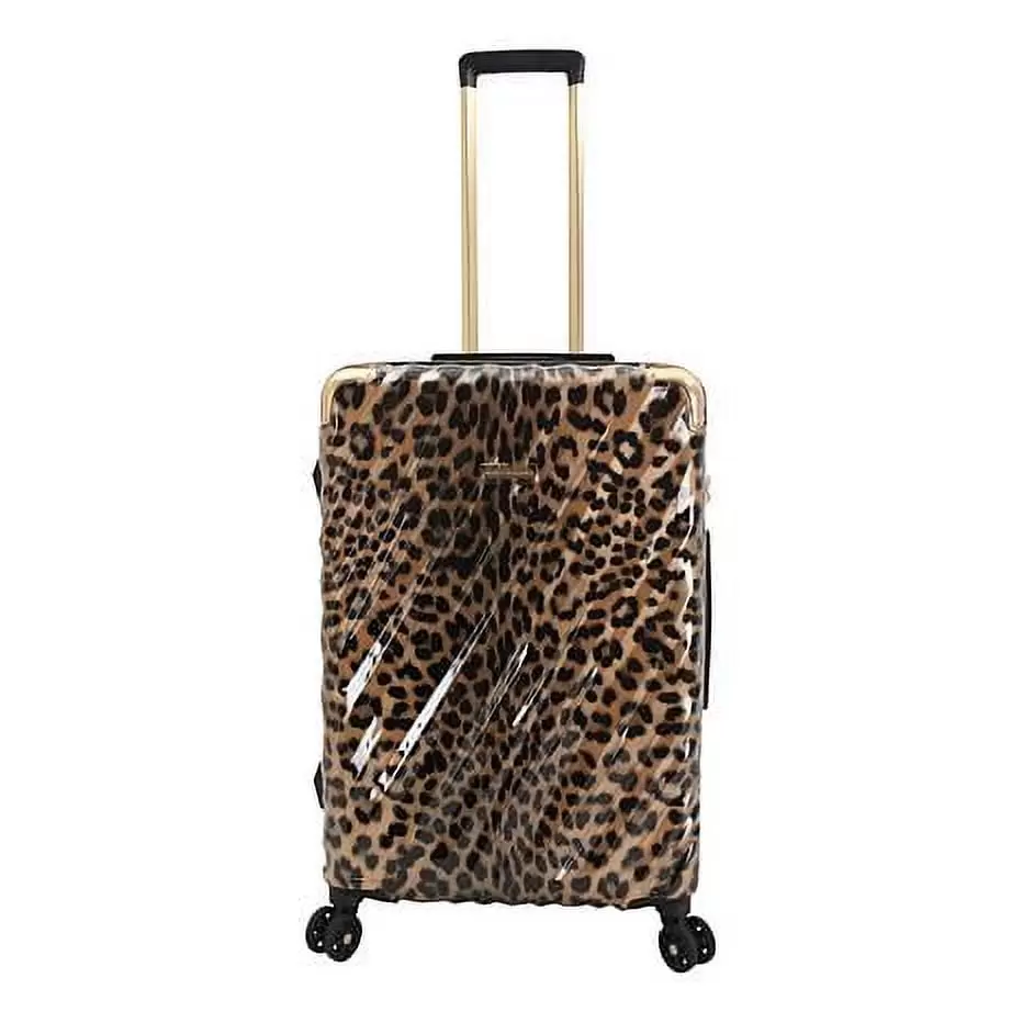 Marcy McKenna 26 Hamptons Hardside Case Luggage with Multi Pockets - Leopard -