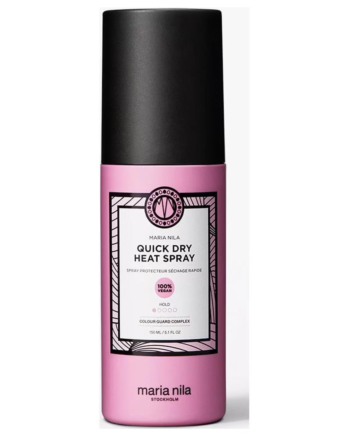 Maria Nila Quick Dry Heat Spray. 5.1 Fl Oz / 150 ml. Protects Hair from Heat & Minimizes Drying Time. 100% Vegan & Sulfate/Paraben free