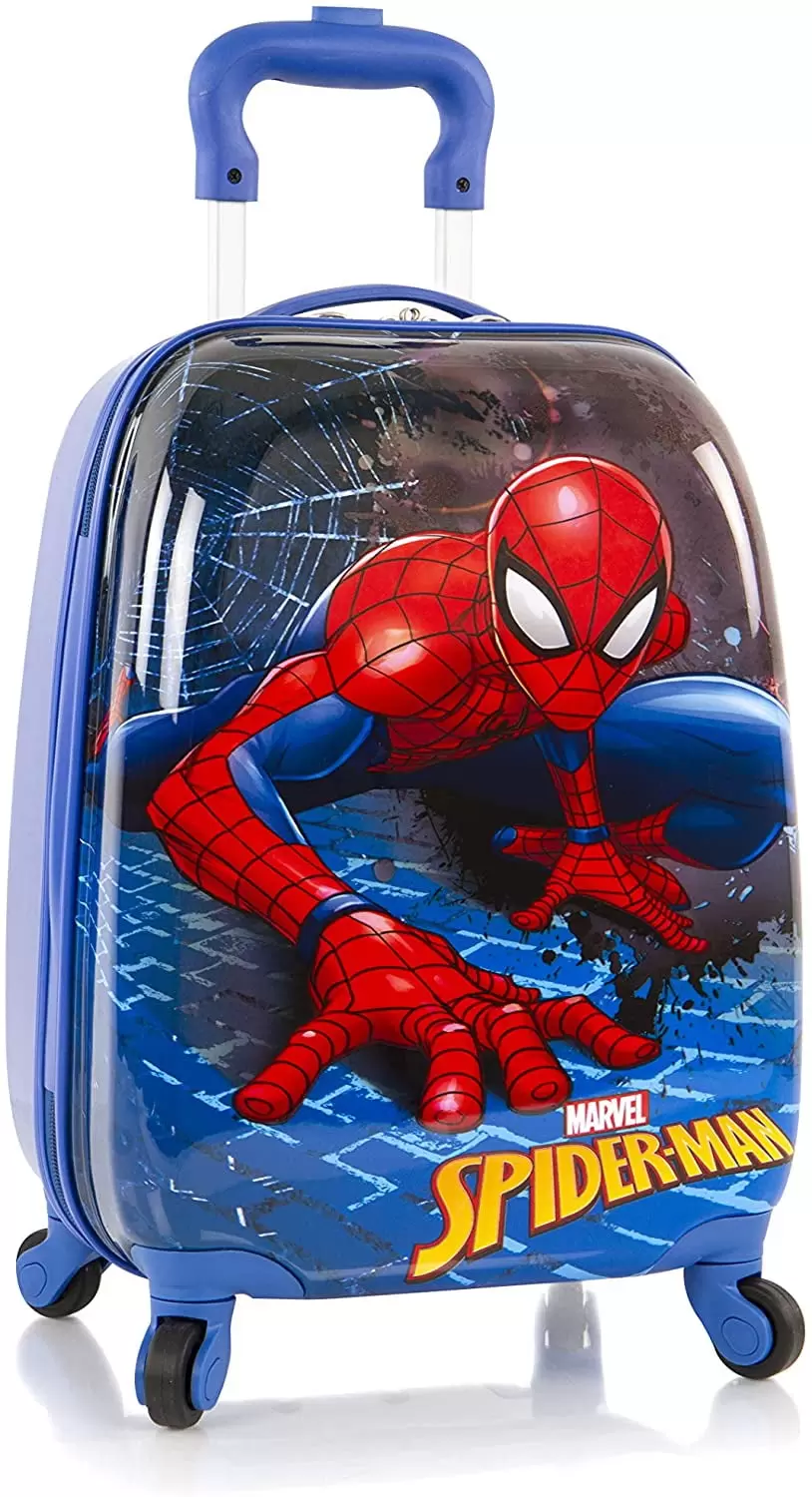 Marvel Spiderman Hardside Spinner Luggage for Kids - 18 Inch [ Spider-Man ]