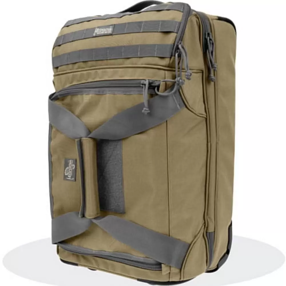 Maxpedition Rolling Carry-On Luggage. Khaki-Foliage