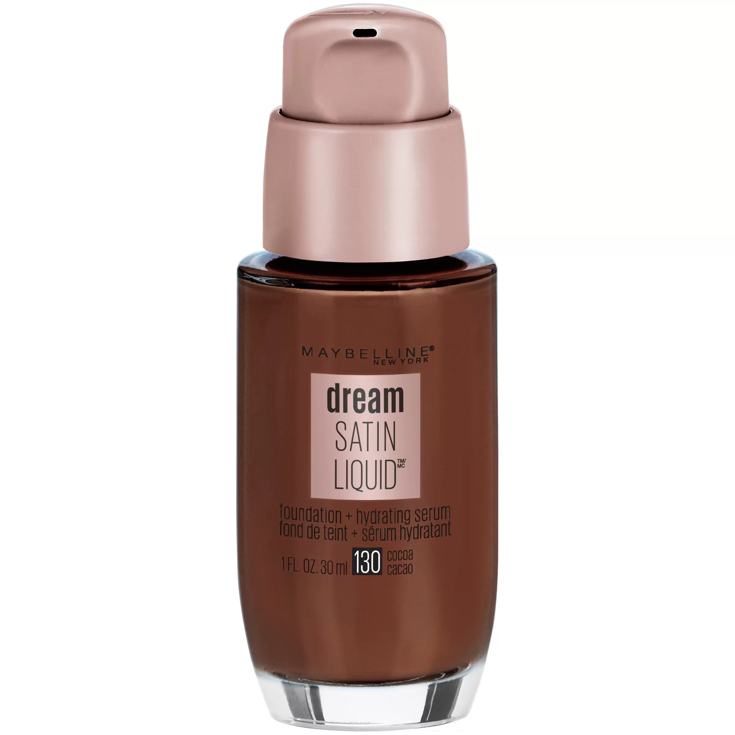 Maybelline Dream Satin Liquid Foundation Makeup for All Skin. Cocoa. 1 fl oz