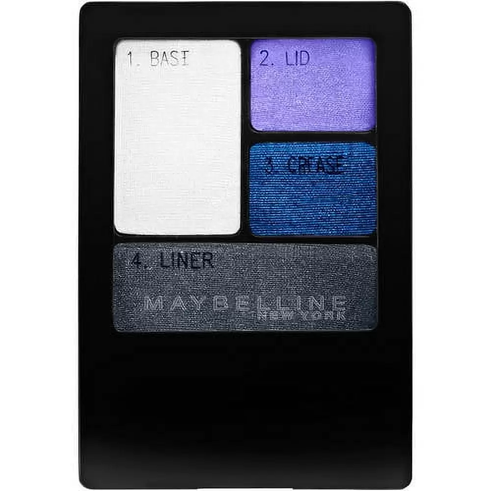 Maybelline Expert Wear Eyeshadow Quads. Electric Blue