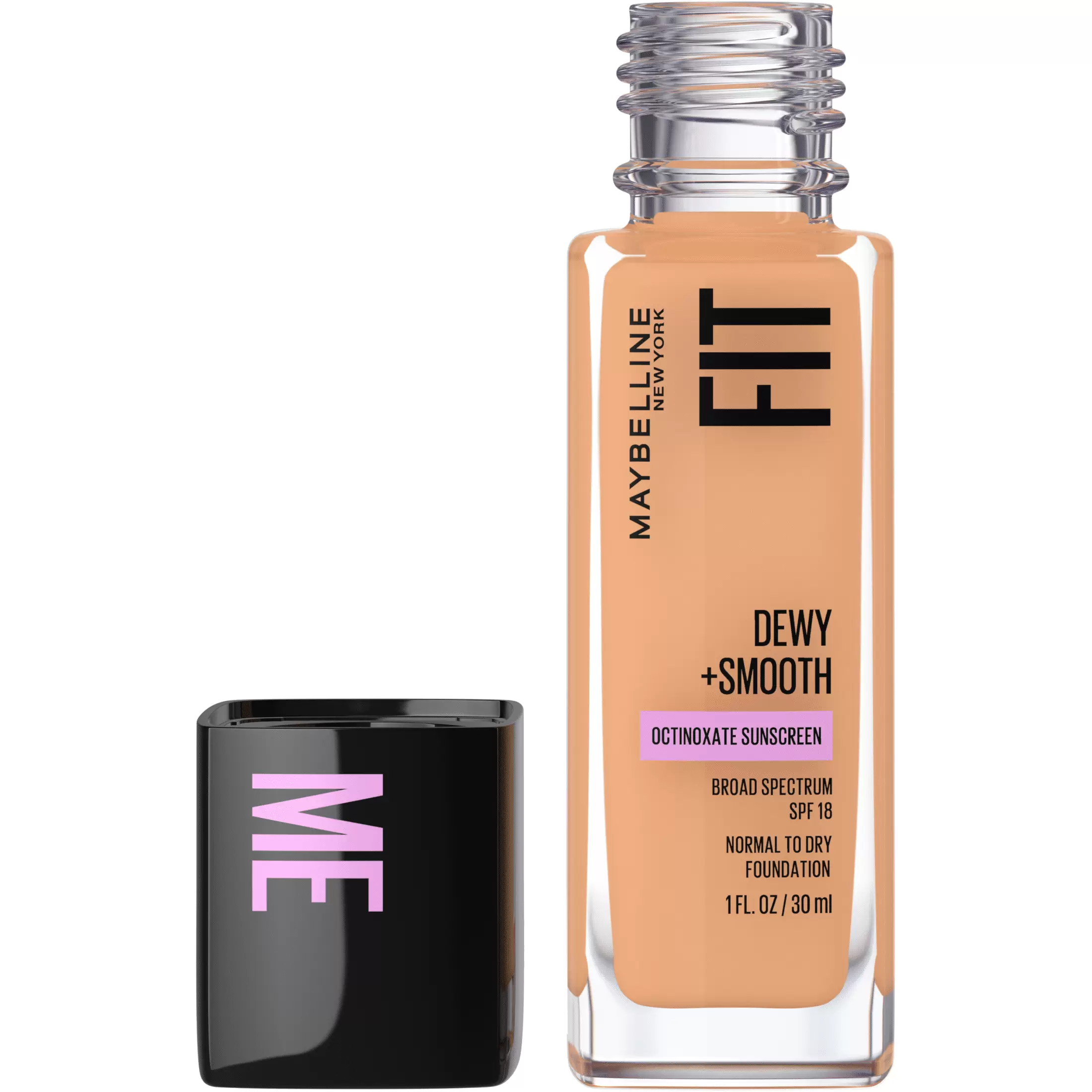 Maybelline Fit Me Dewy and Smooth Liquid Foundation. 310 Sun Beige. 1 fl oz