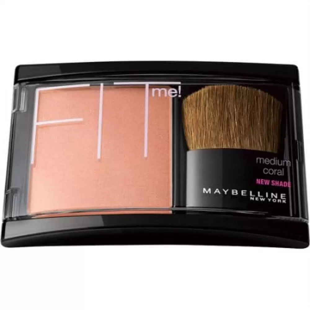 Maybelline New York Fit Me Blush. 202 Medium Coral. 0.16 Oz.