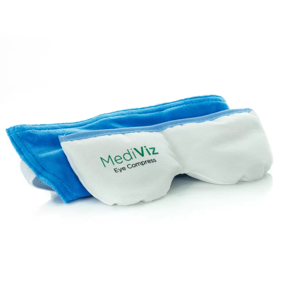 Mediviz Warm Compress Eye Mask - Moist Heat Compress for Irritated Eyes and Eyelid Lumps and Bumps