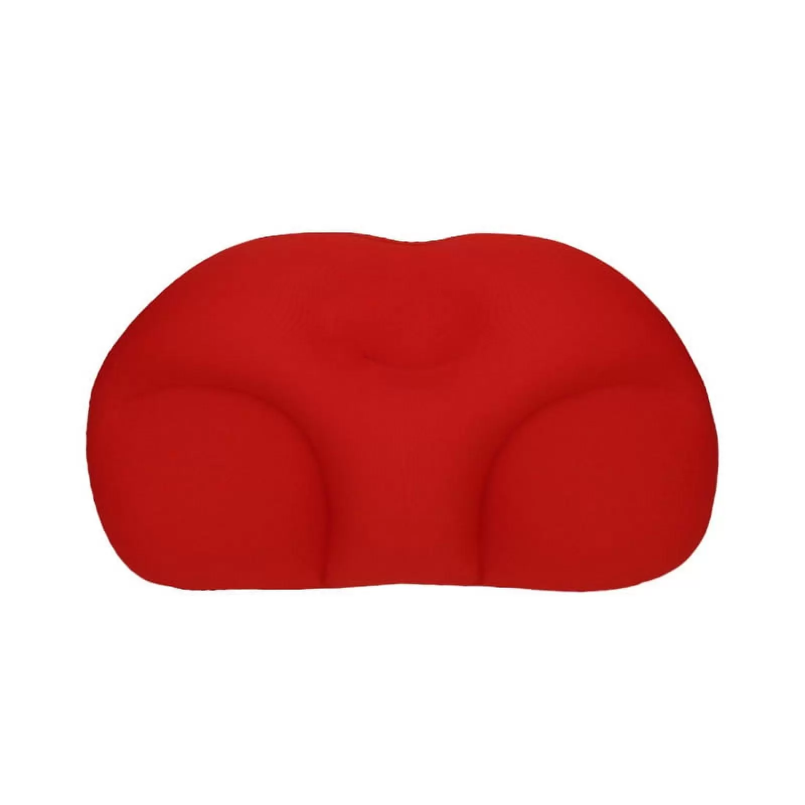 Microbead Pillow. Memory Foam Pillow for Sleeping and Traveling. Bean Bag Nap Pillow for Adults. Contour Bed Pillow with Cover Bag