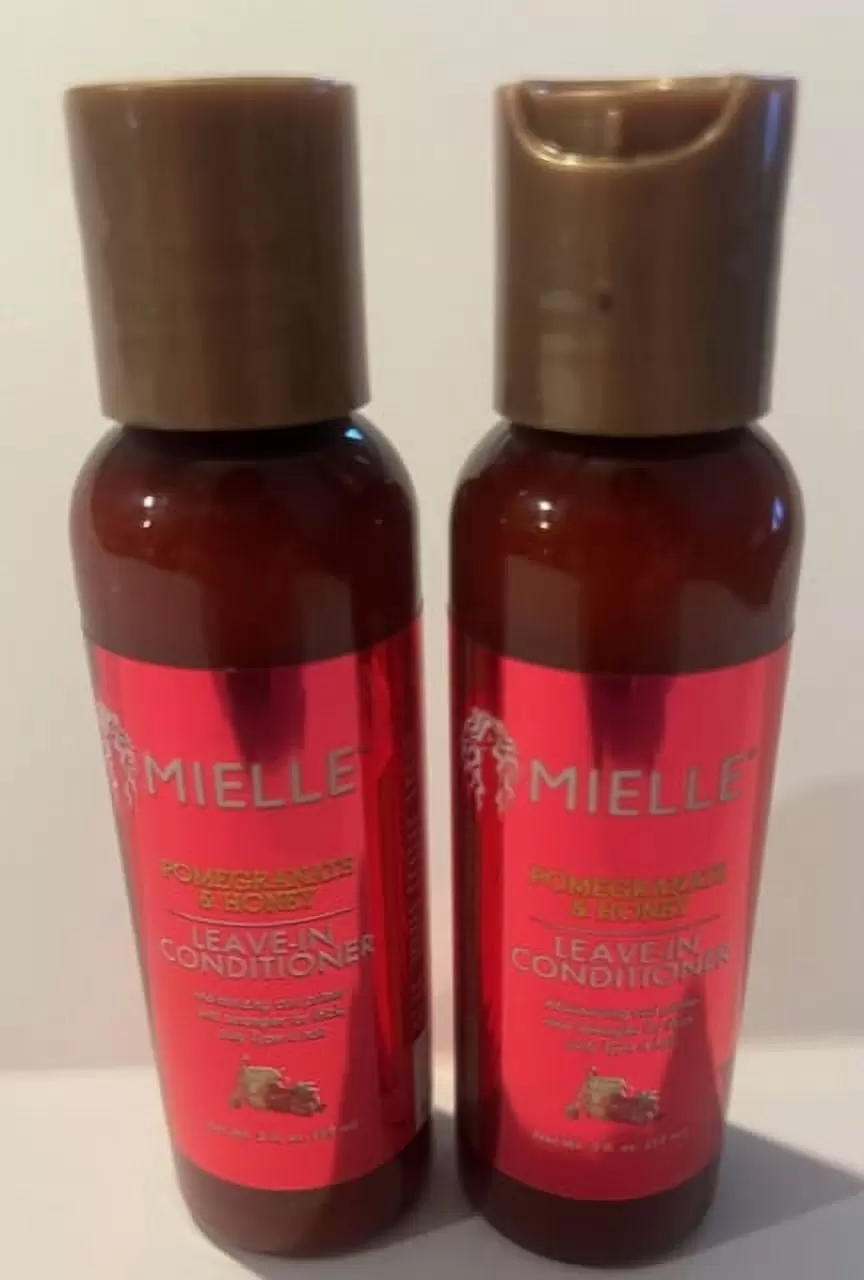 Mielle Pomegranate & Honey Leave In Conditioner Lot of (2) Mini Trial Travel Size 2 ounce bottles