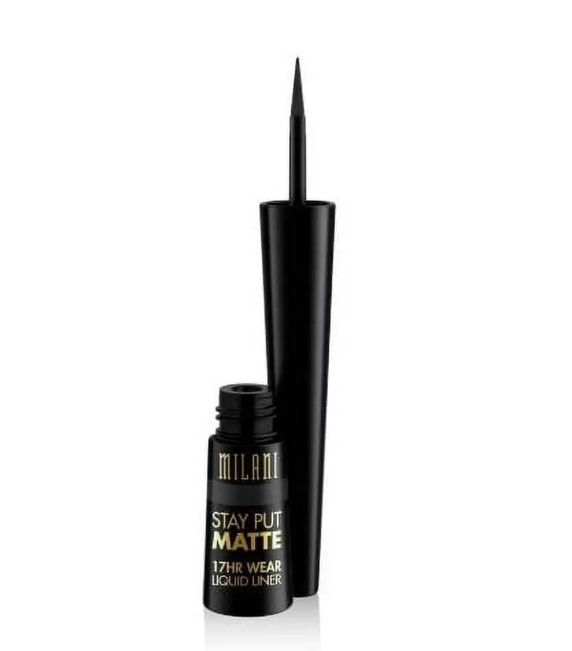 Milani Stay Put Matte Eyeliner. Black Matte