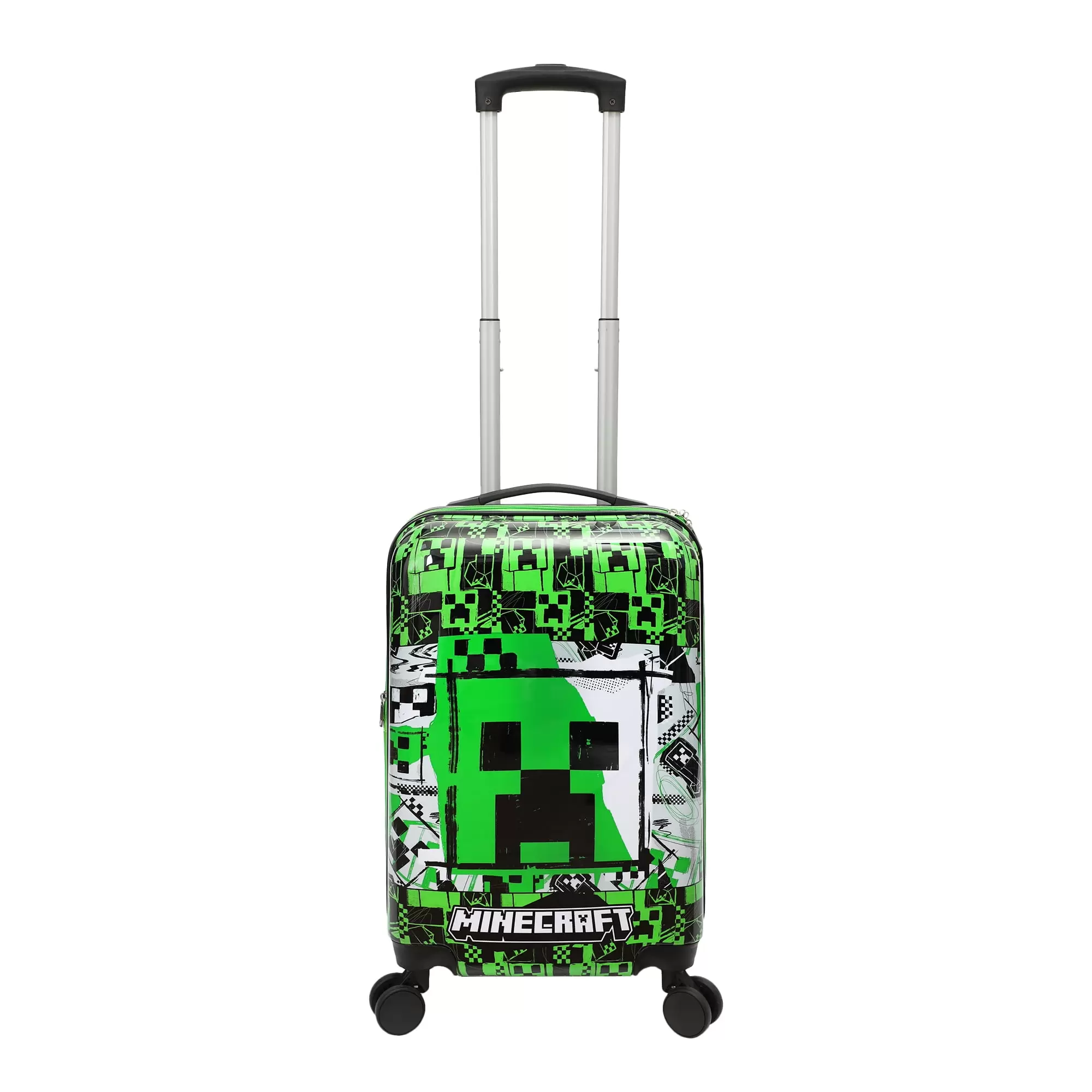 Minecraft Creeper 20 Carry-On Luggage With Wheels And Retractable Handle