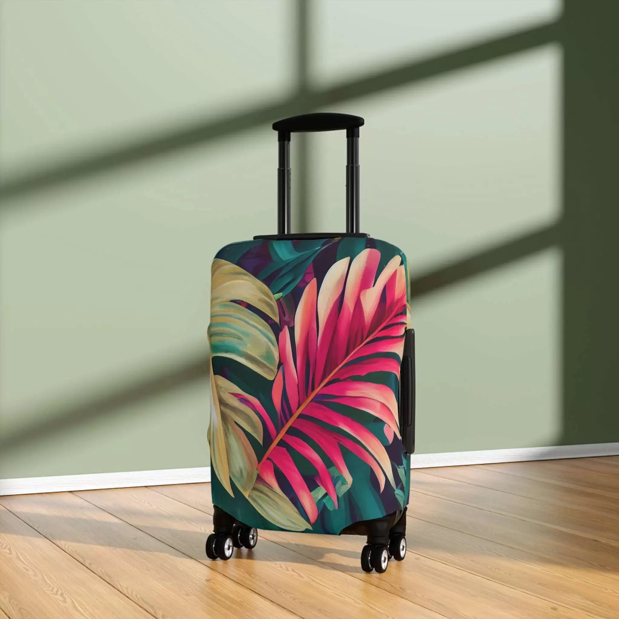 Miniaday Designs Luggage Cover Enchanting Foliage Multicolor