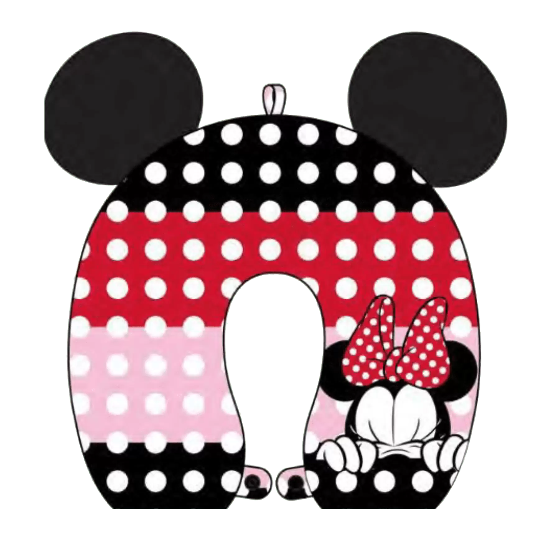 Minnie 3 Color Polka Dot Neck Pillow w/3D Ears