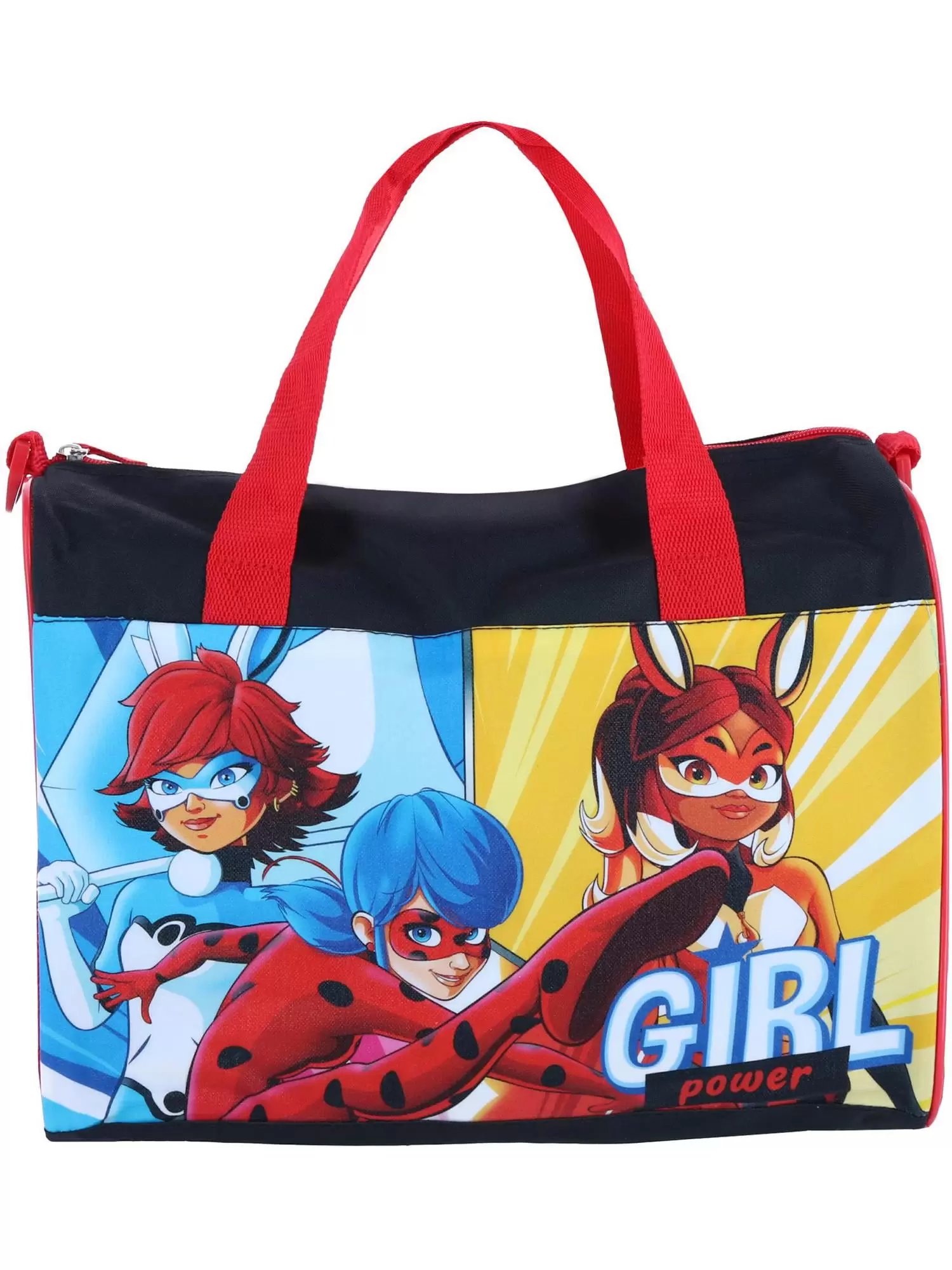 Miraculous Ladybug Duffel Bag Small Carry-On BunnyX Rena Rouge Girls Red Black