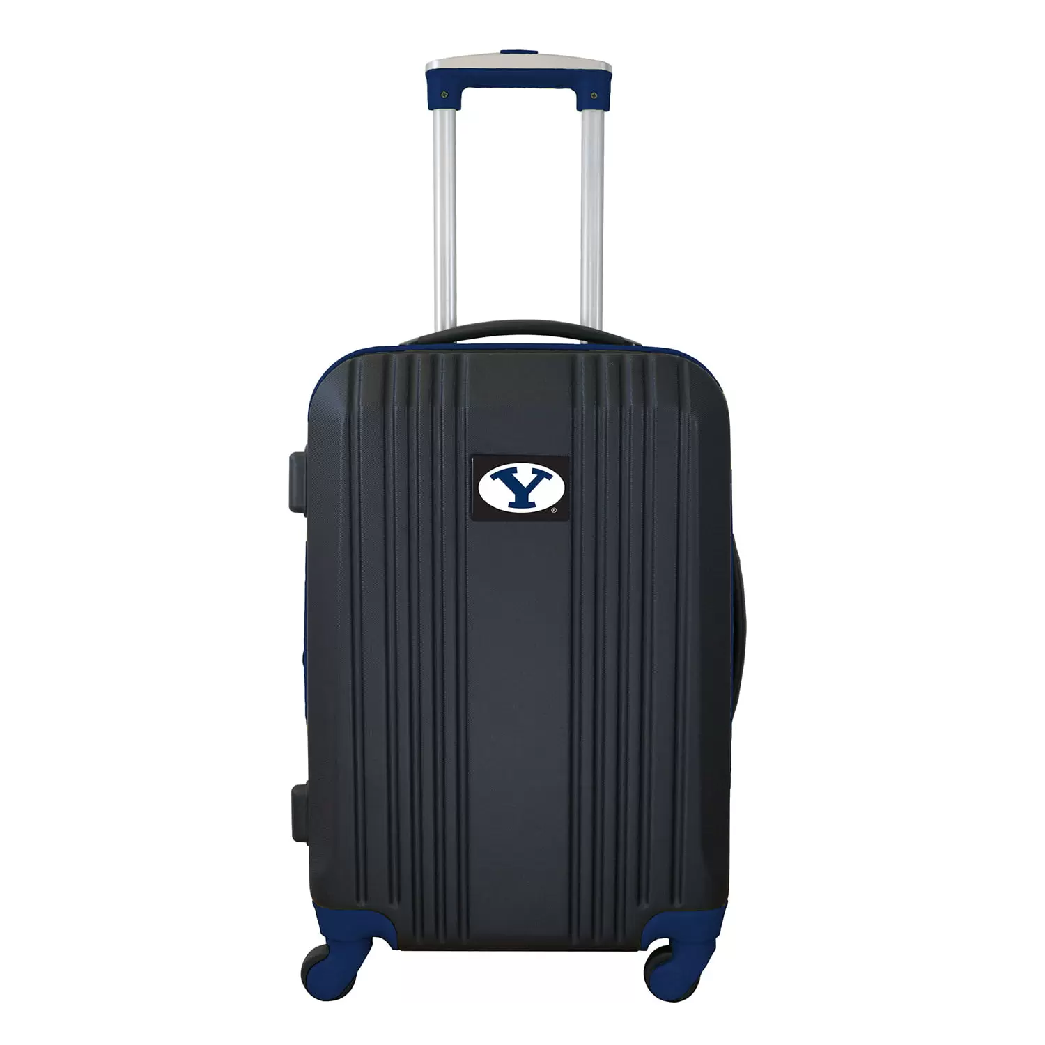 Mojo Outdoors NCAA Brigham Young Cougars 21 in. Carry-on Hardcase Two-Tone Spinner