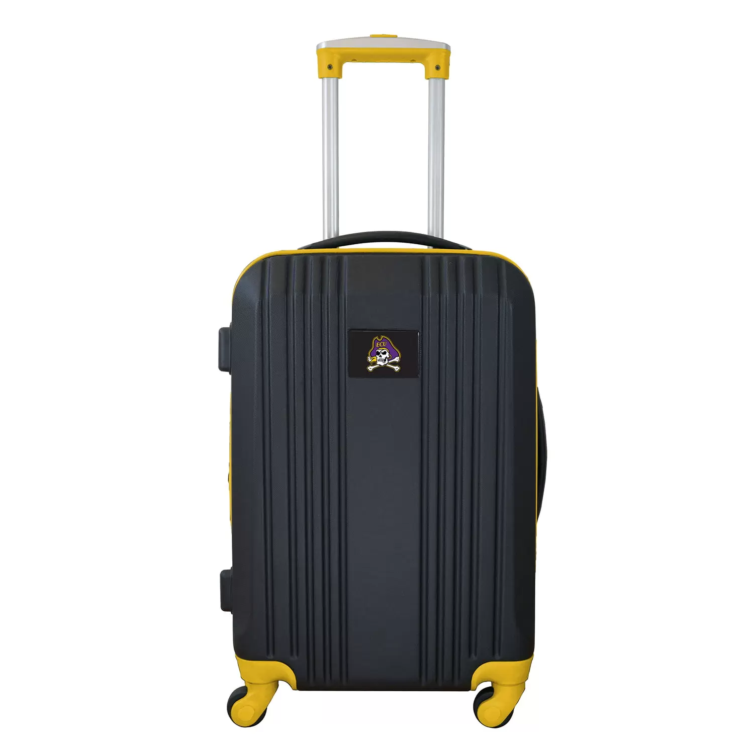 Mojo Outdoors NCAA East Carolina Pirates 21 in. Carry-on Hardcase Two-Tone Spinner