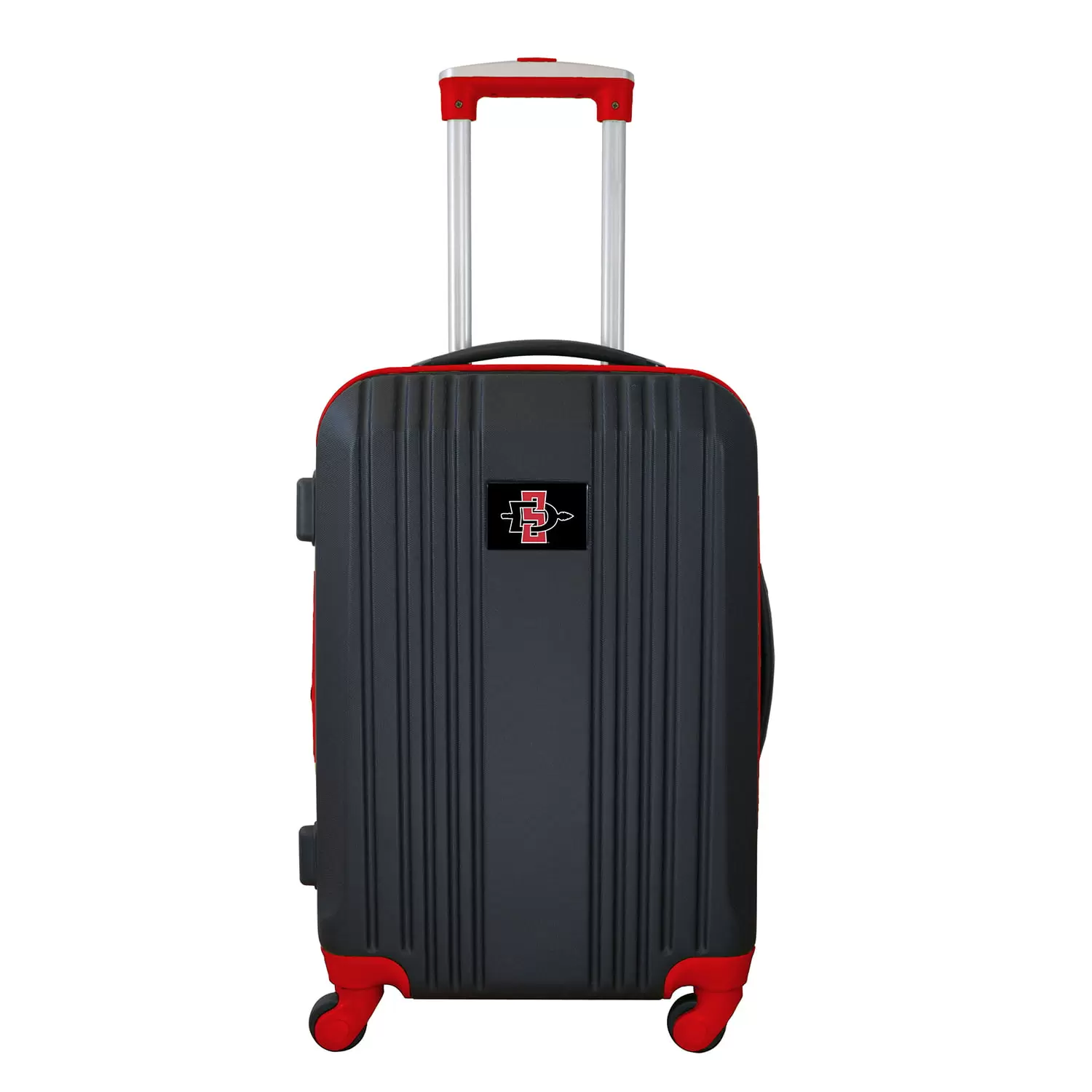 Mojo Outdoors NCAA San Diego State Aztecs 21 in. Carry-on Hardcase Two-Tone Spinner