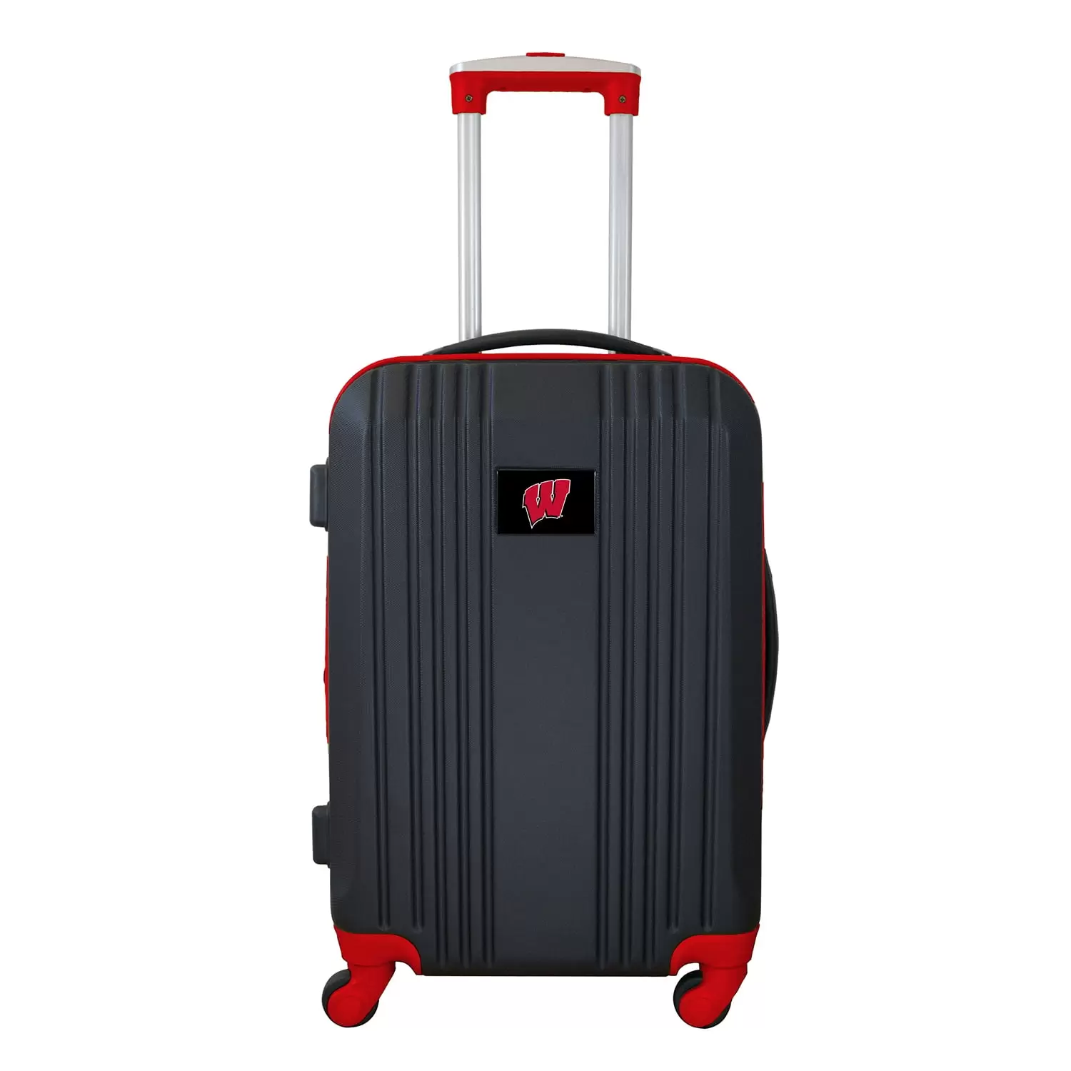 Mojo Outdoors NCAA Wisconsin Badgers 21 in. Carry-on Hardcase Two-Tone Spinner