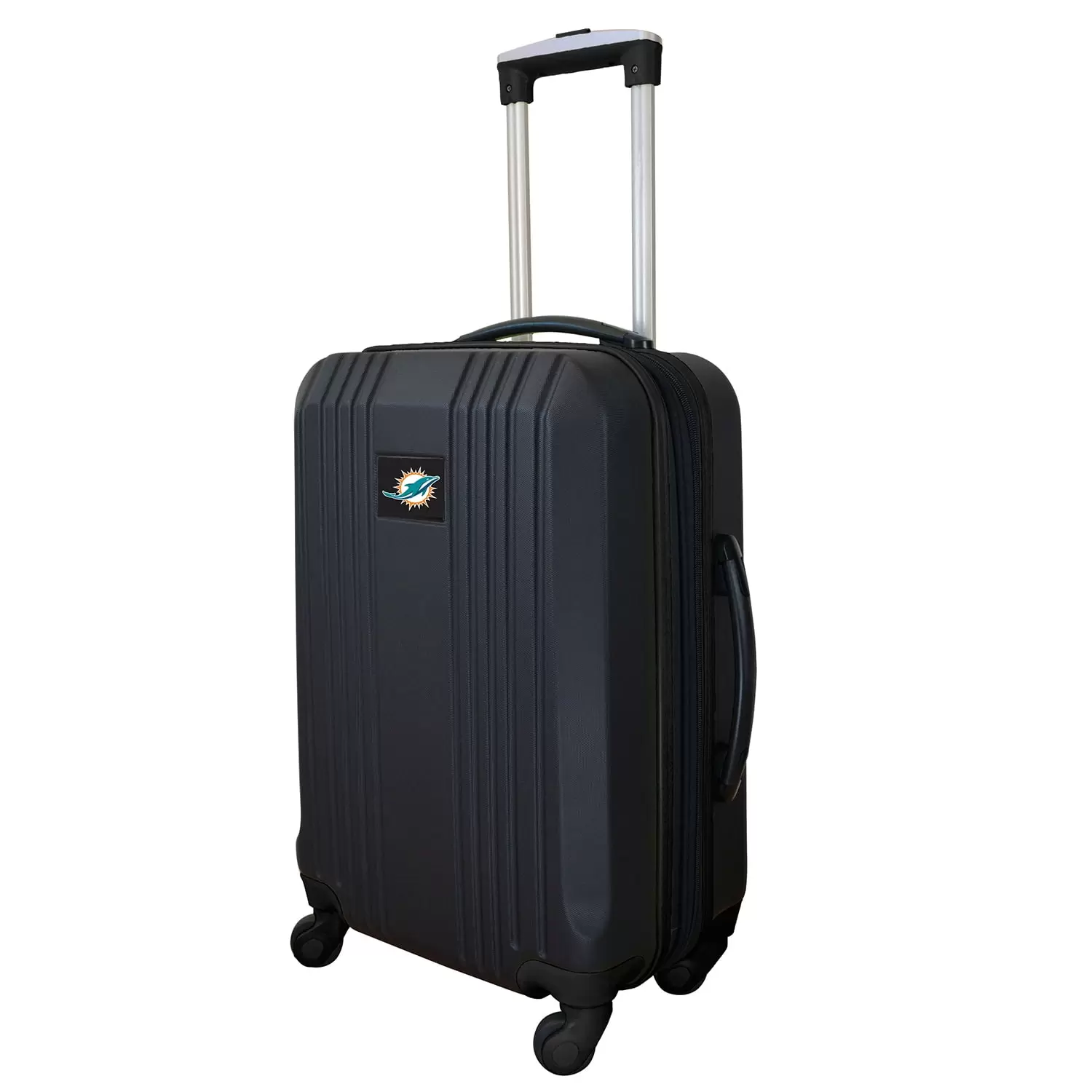 Mojo Outdoors NFL Miami Dolphins Luggage Carry-On 21In Hardcase Two-Tone Spinner