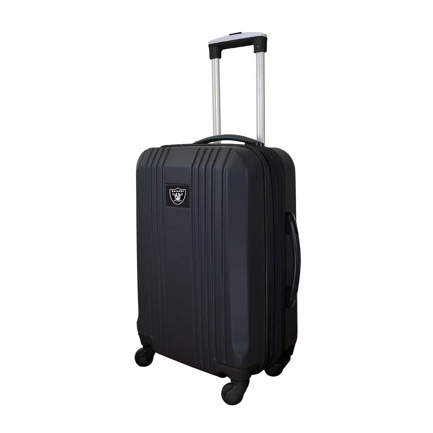 Mojo Outdoors NFL Oakland Raiders Luggage Carry-On 21In Hardcase Two-Tone Spinner