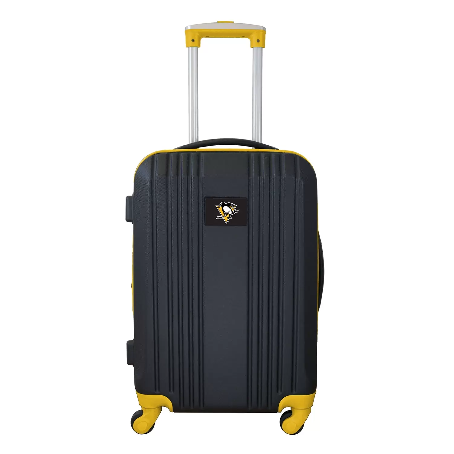 Mojo Outdoors NHL Pittsburgh Penguins 21 in. Hardcase Carry-on Two-Toned Spinner