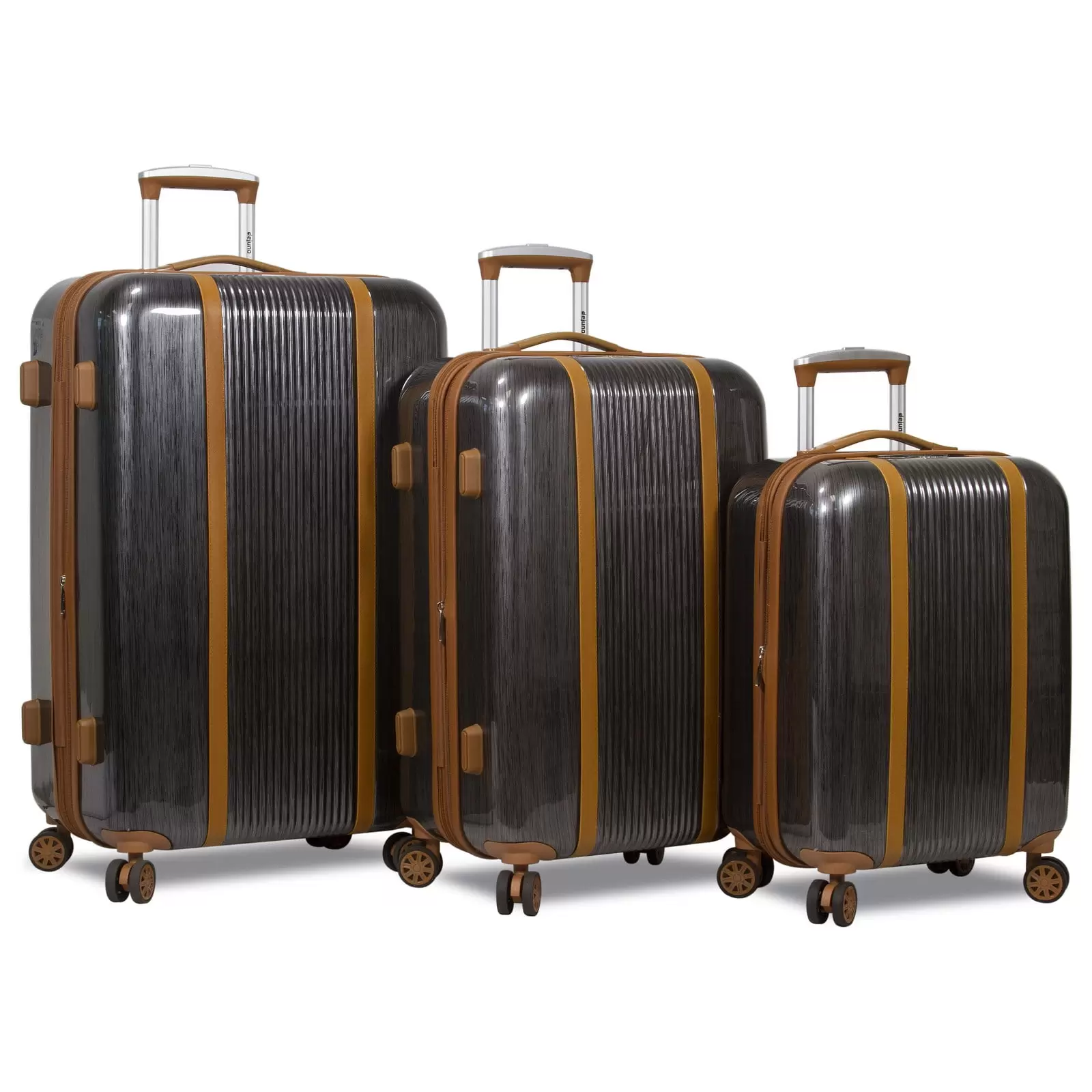 Monroe 3-Piece Hardside Spinner TSA Combination Lock Luggage Set