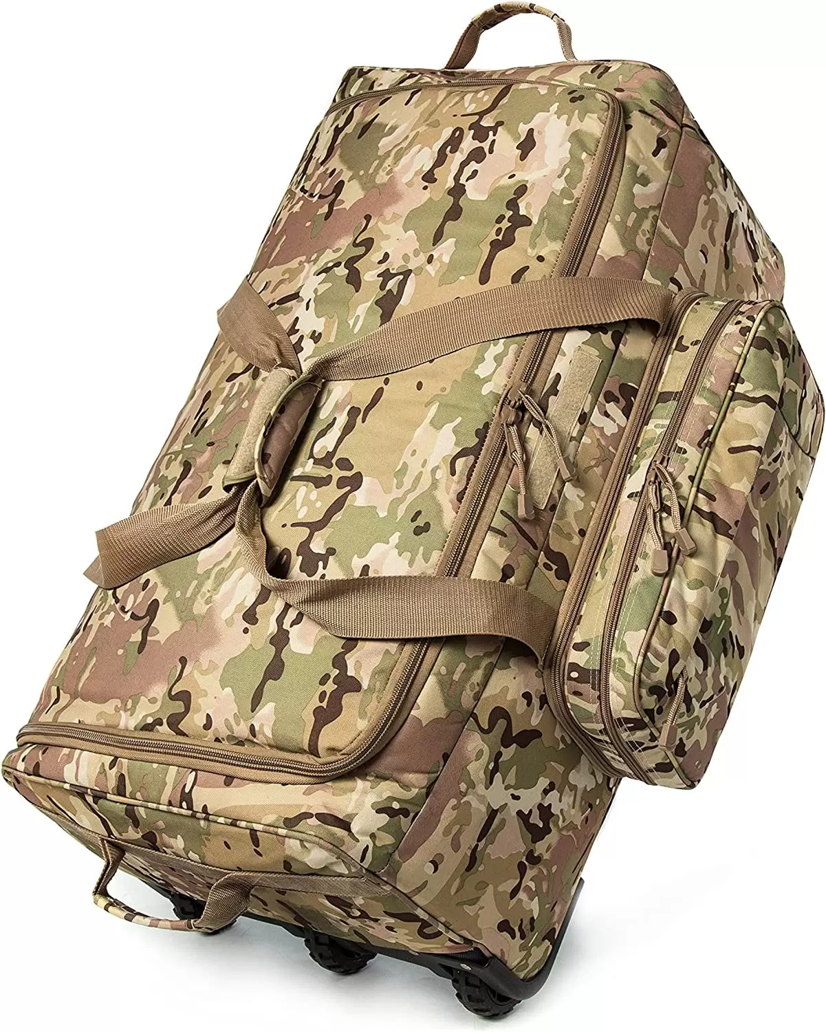 Mountain Land 32 '' Camouflage Wheeled Deployment Bag Multicam. Multi Cam for Traveling Sports Multicam