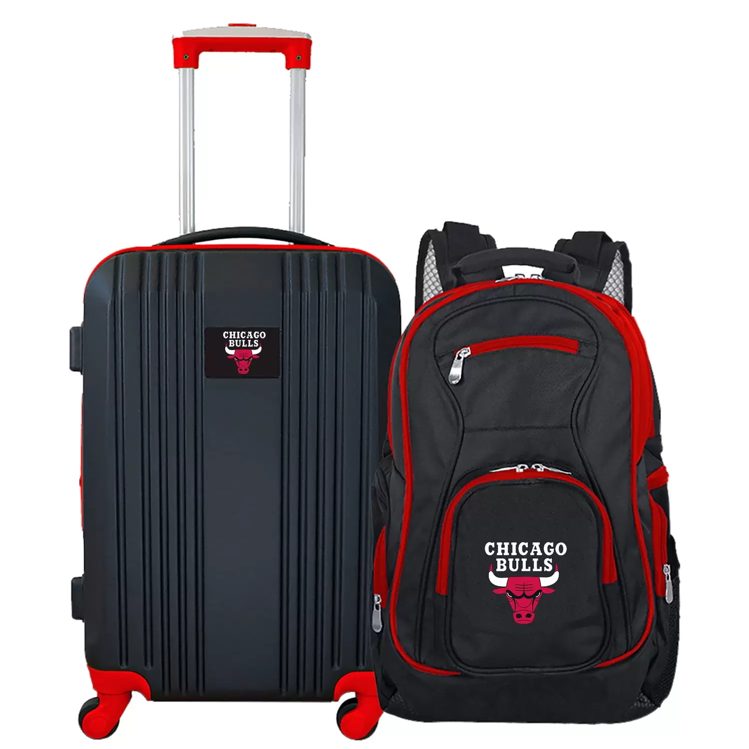 NBA Chicago Bulls 2-Piece Luggage and Backpack Set