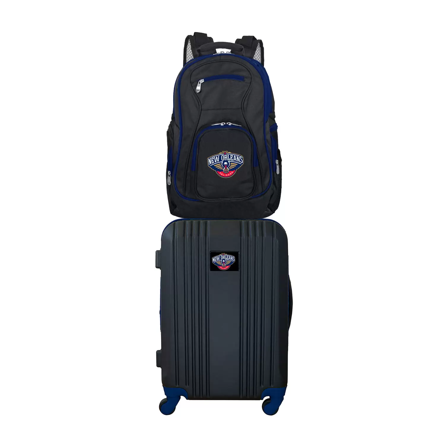 NBA New Orleans Pelicans 2-Piece Luggage and Backpack Set