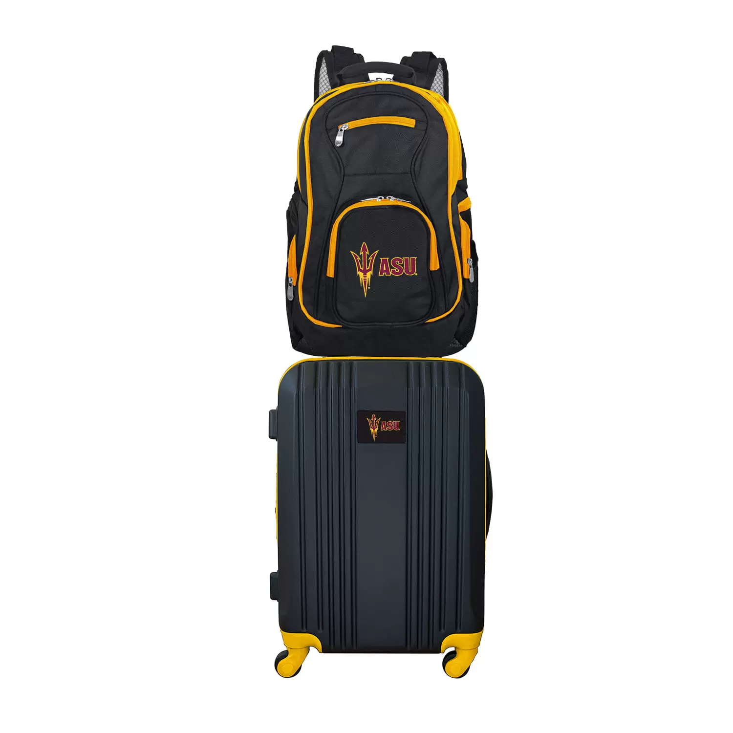 NCAA Arizona State Sun Devils 2-Piece Luggage and Backpack Set