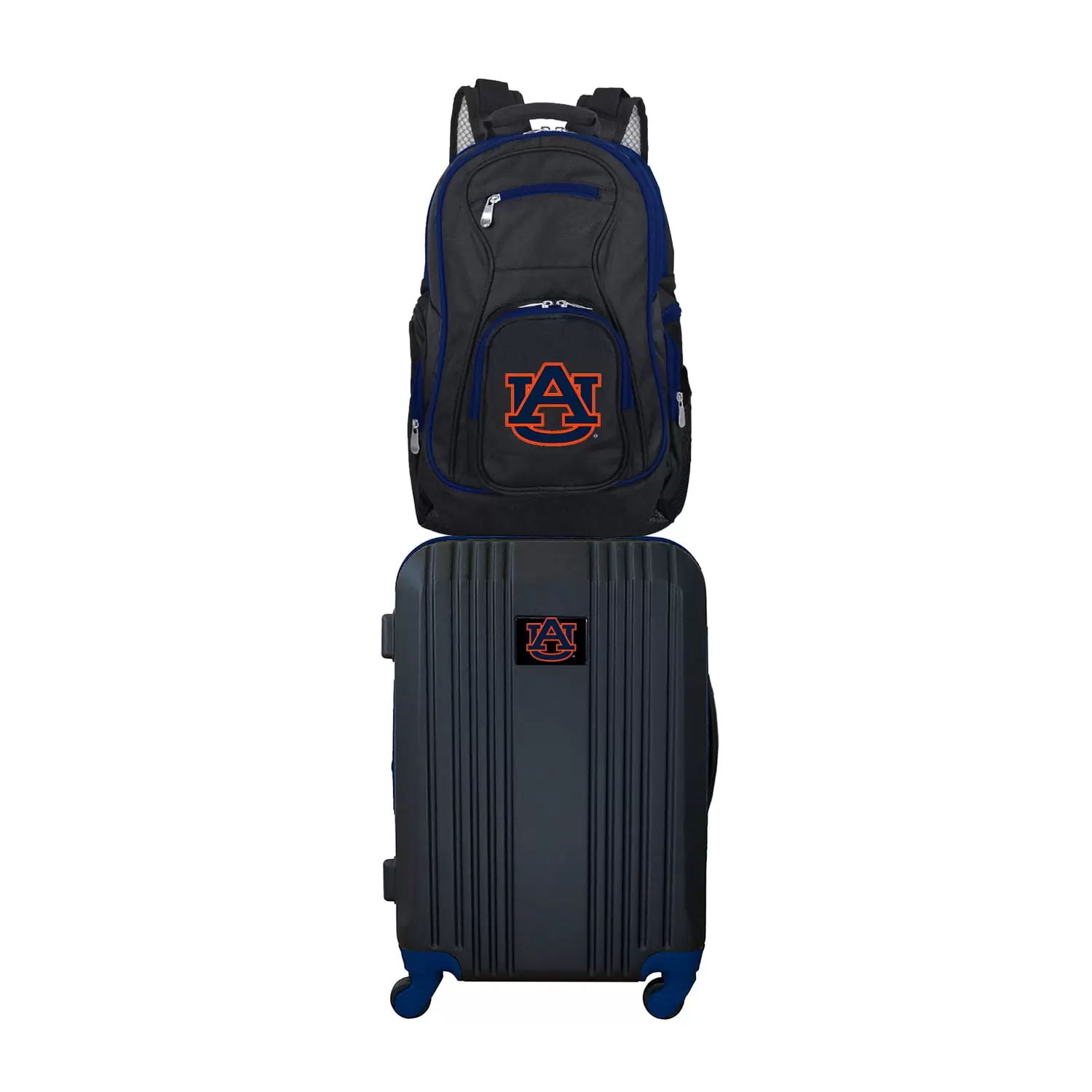 NCAA Auburn Tigers 2-Piece Luggage and Backpack Set