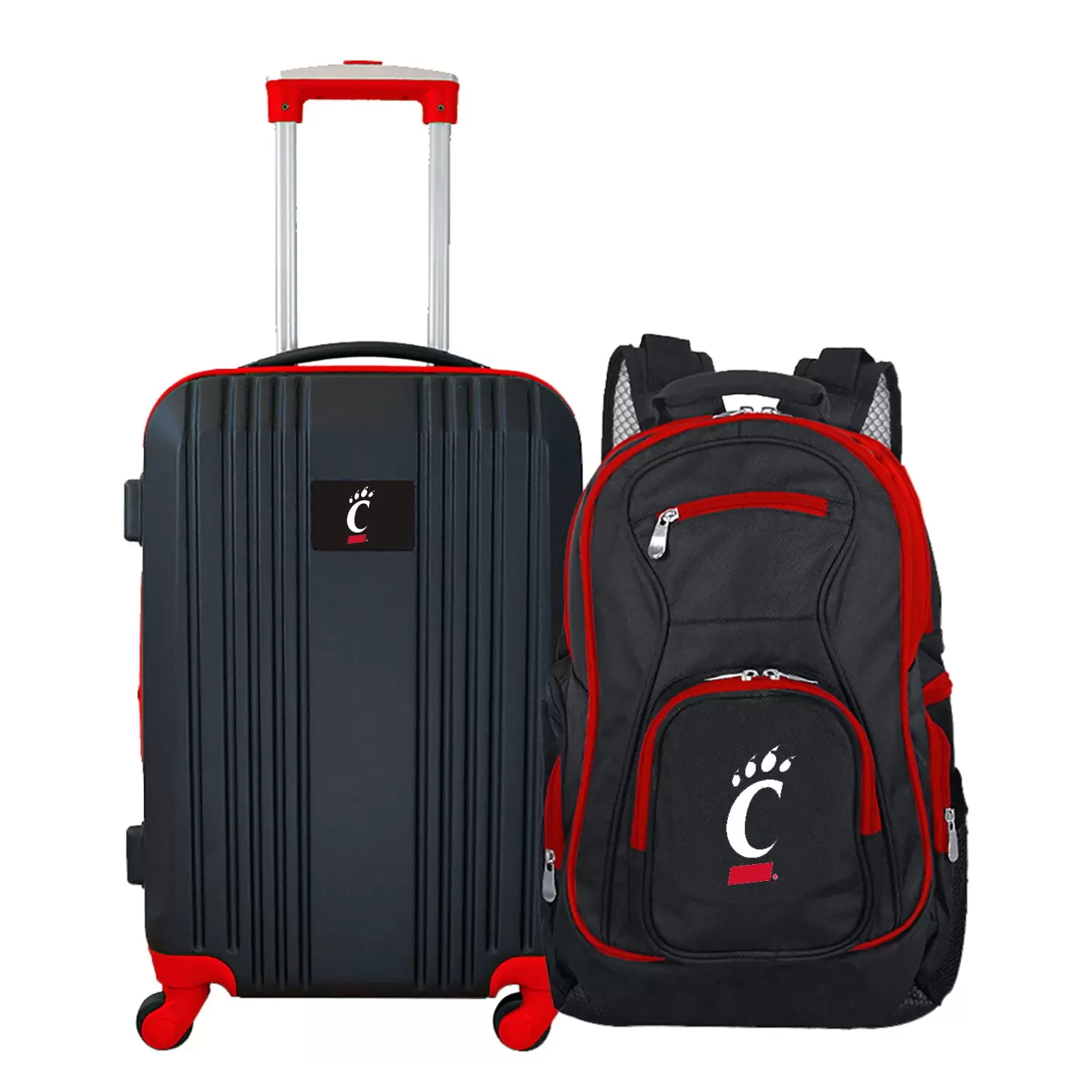 NCAA Cincinnati Bearcats 2-Piece Luggage and Backpack Set