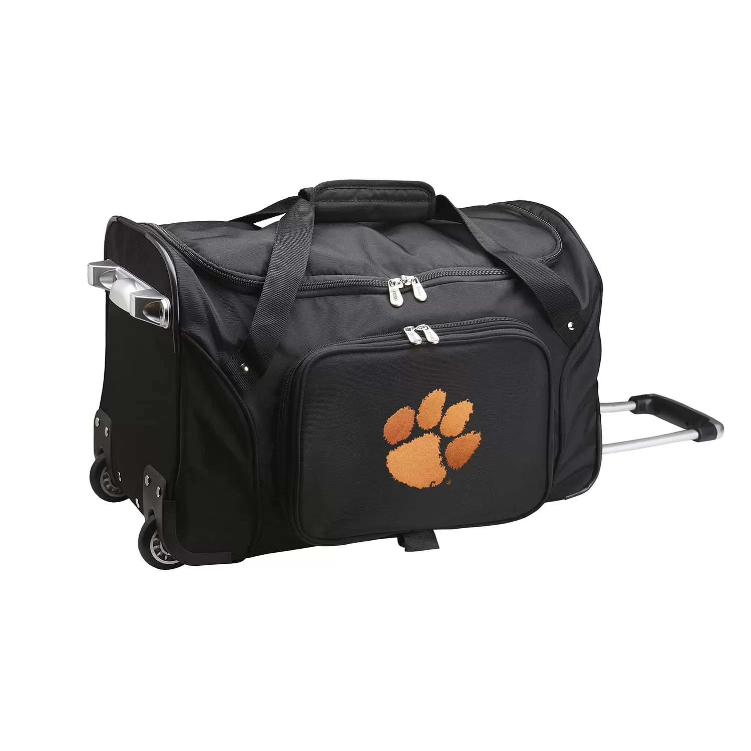 NCAA Clemson Tigers 22 in. Nylon Wheeled Duffel