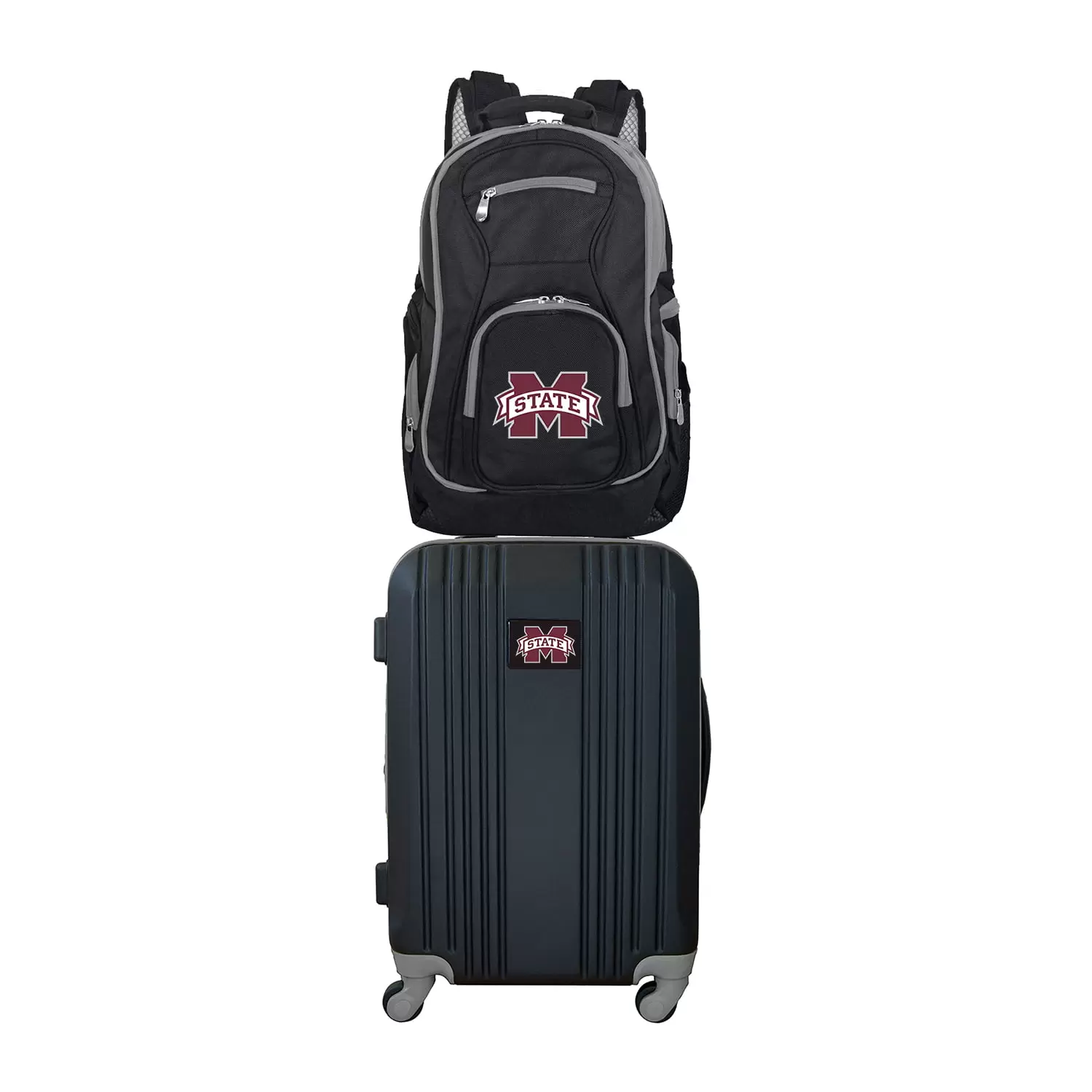 NCAA Mississippi State Bulldogs 2-Piece Luggage and Backpack Set