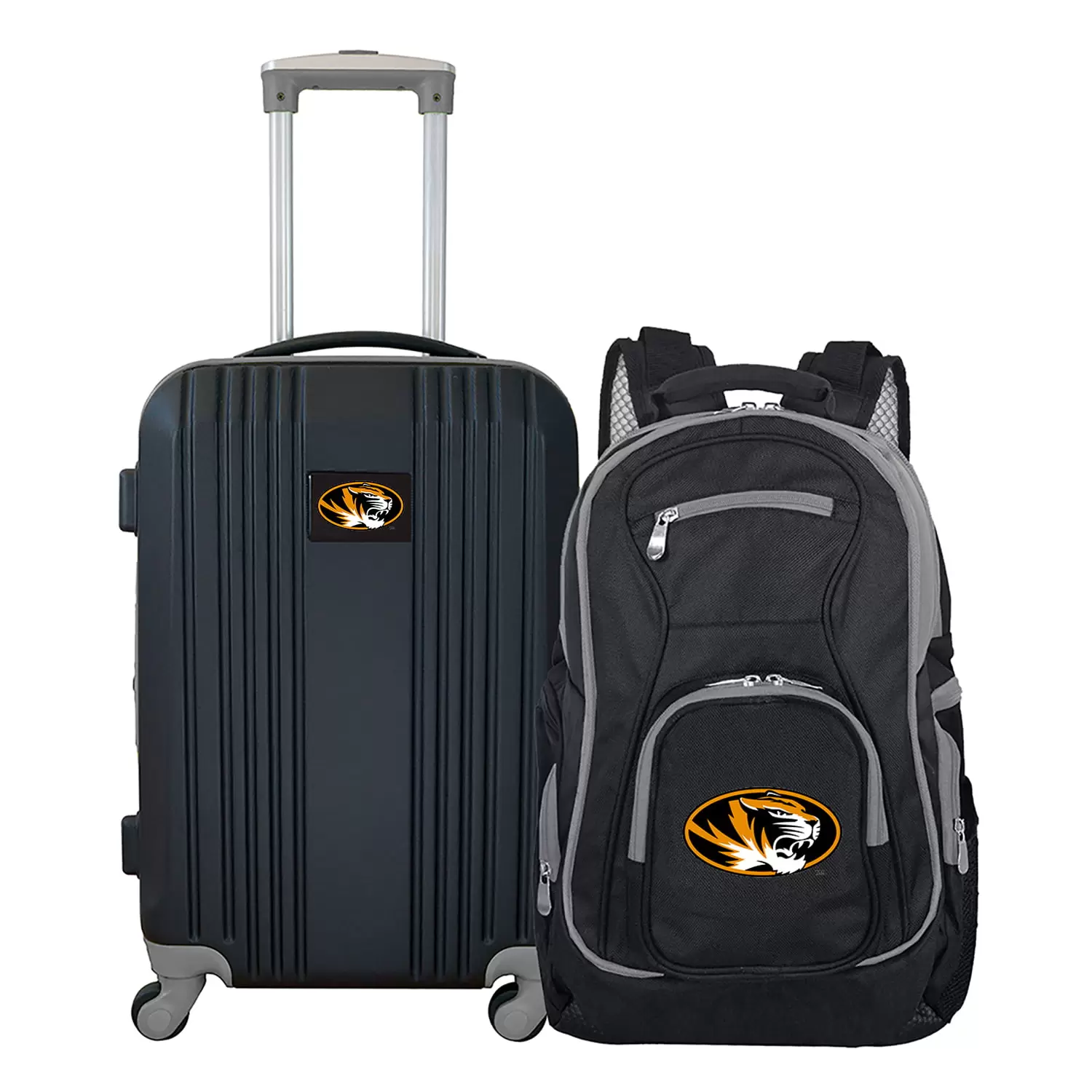 NCAA Missouri Tigers 2-Piece Luggage and Backpack Set